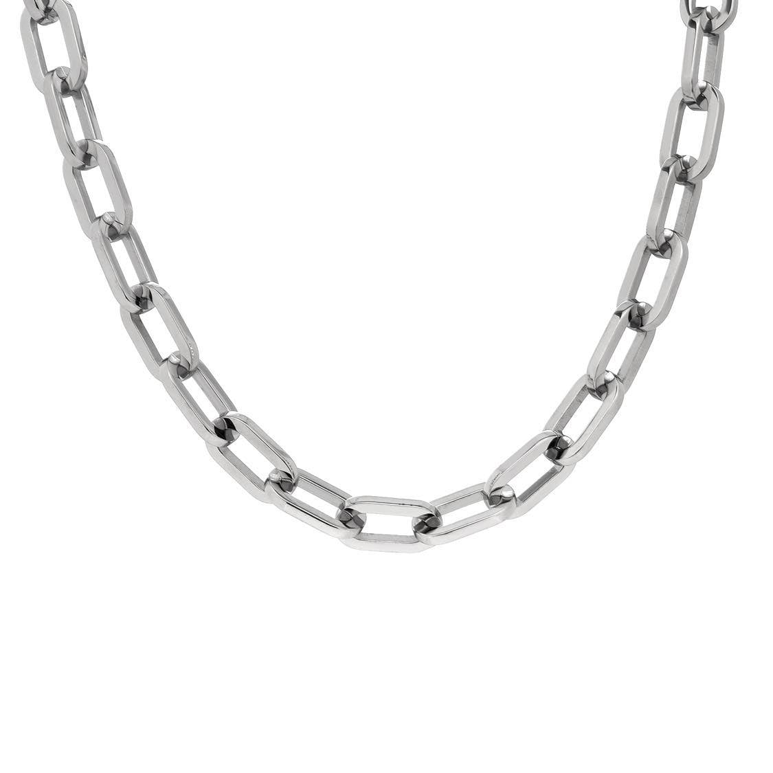 C200W B.Tiff High Polish Paperclip Chain Necklace