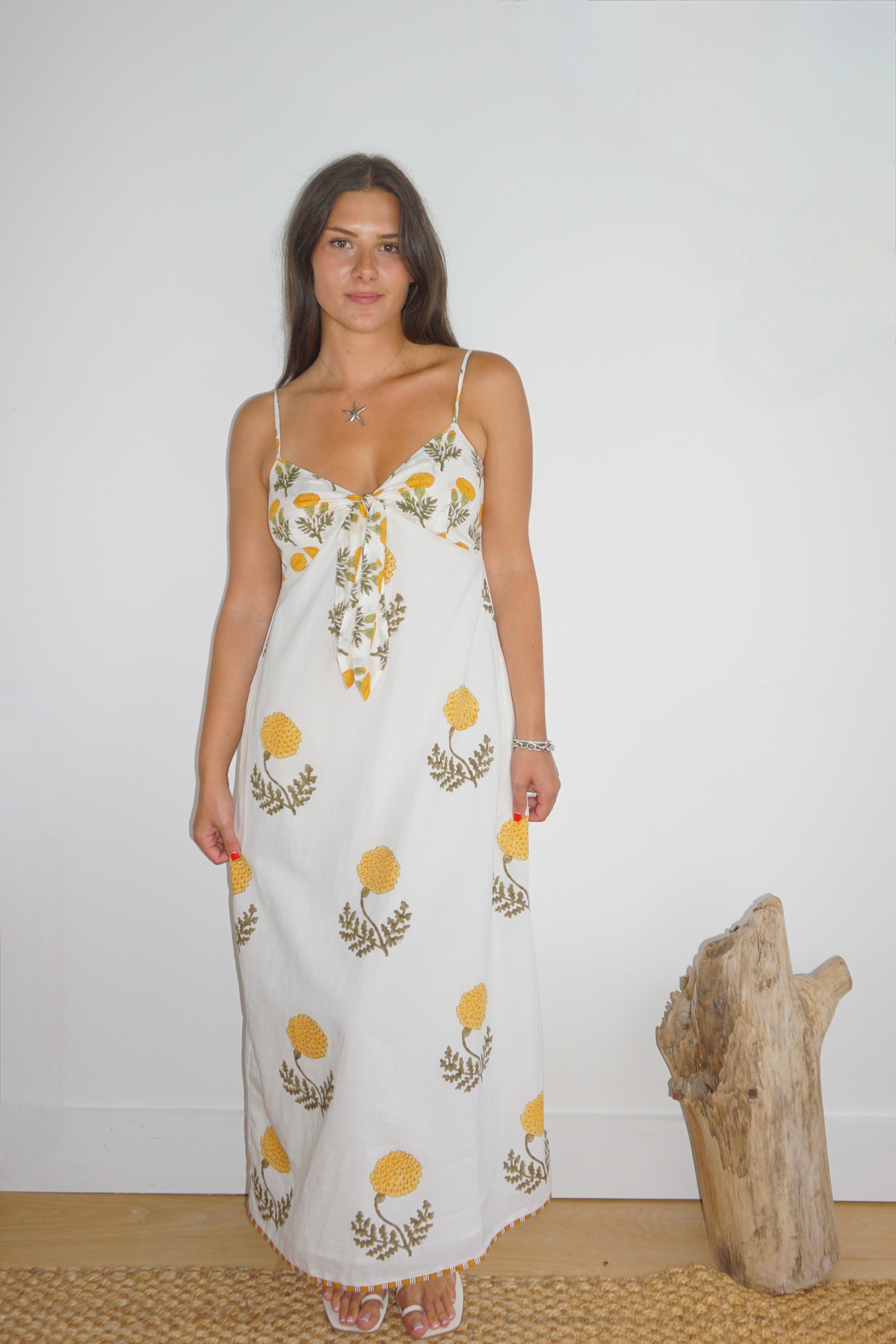Farrah Dress in Marigold