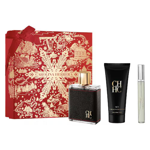 CH Men by Carolina Herrera for Men 3Pcs Set EDT Spray
