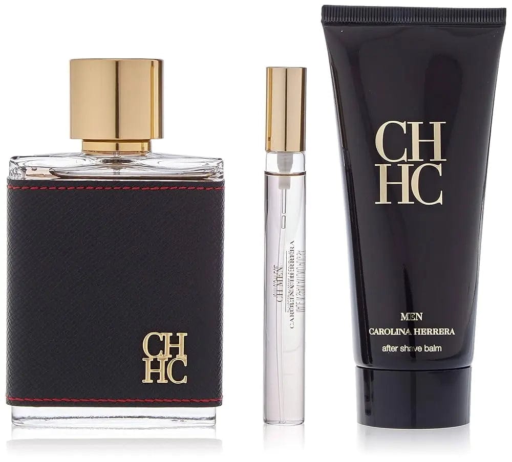 CH Men by Carolina Herrera for Men 3Pcs Set EDT Spray