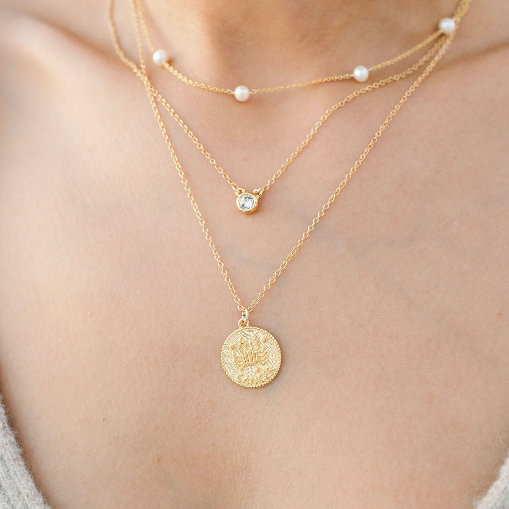 Cancer Zodiac Necklace
