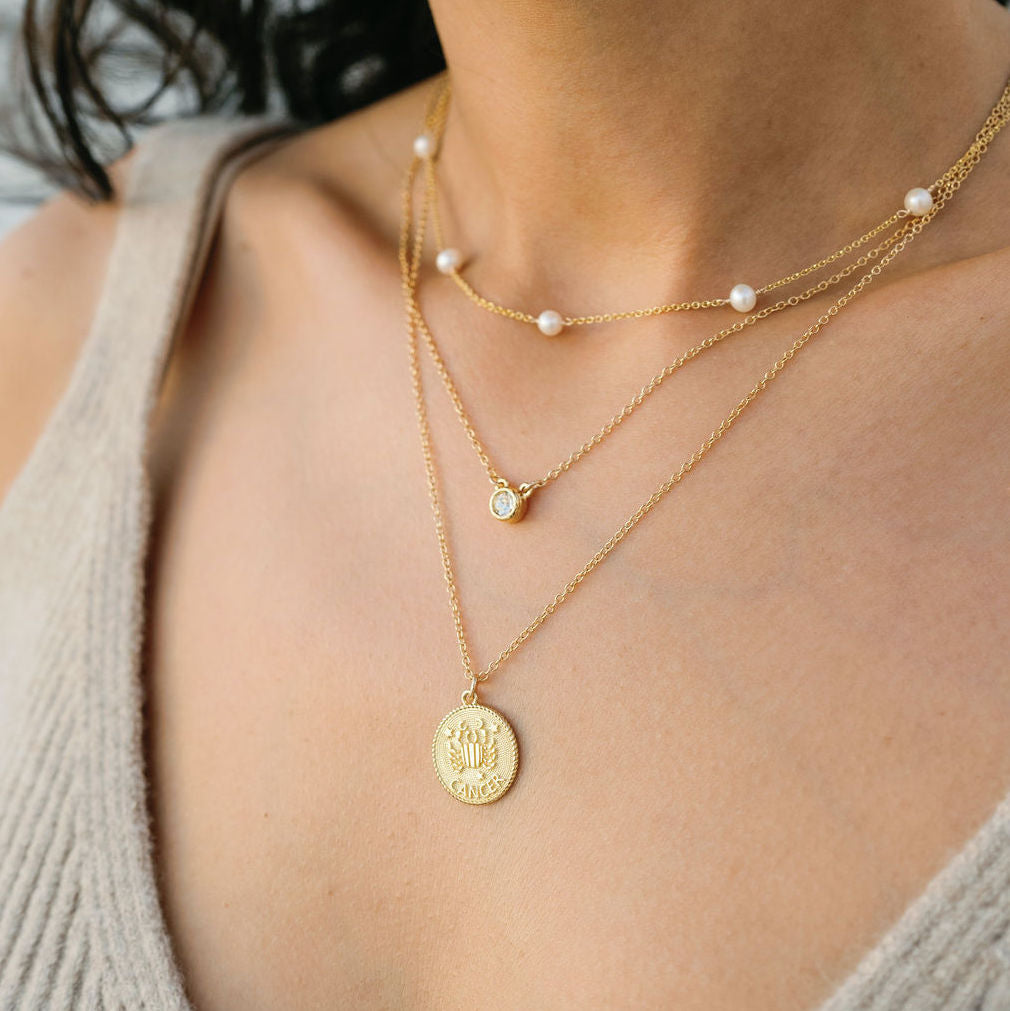 Cancer Zodiac Necklace