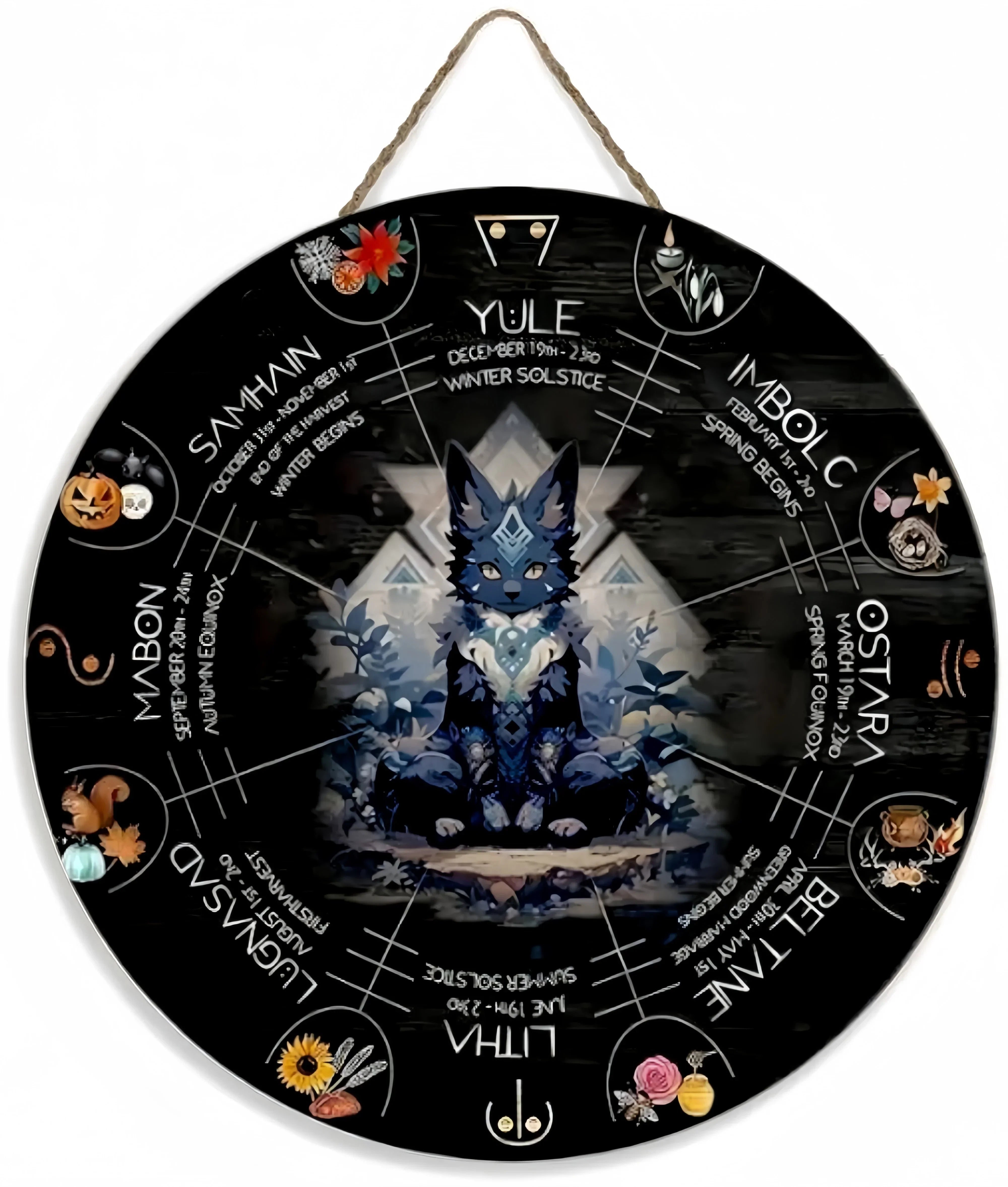 Wheel of The Year Pagan Calendar