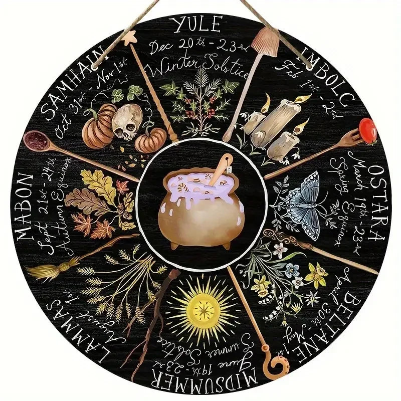 Wheel of The Year Pagan Calendar