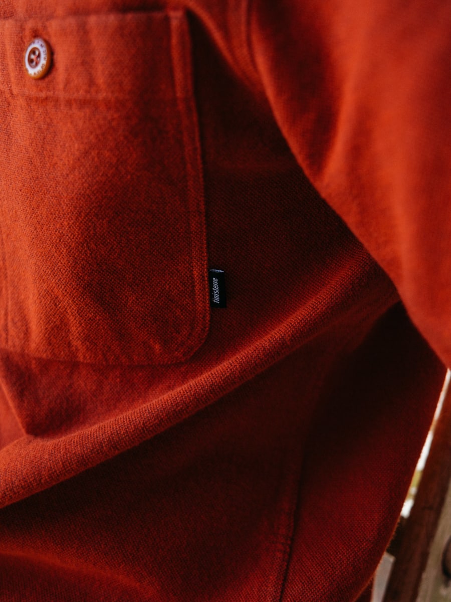 Men's Gylly Shirt - Dark Rosewood