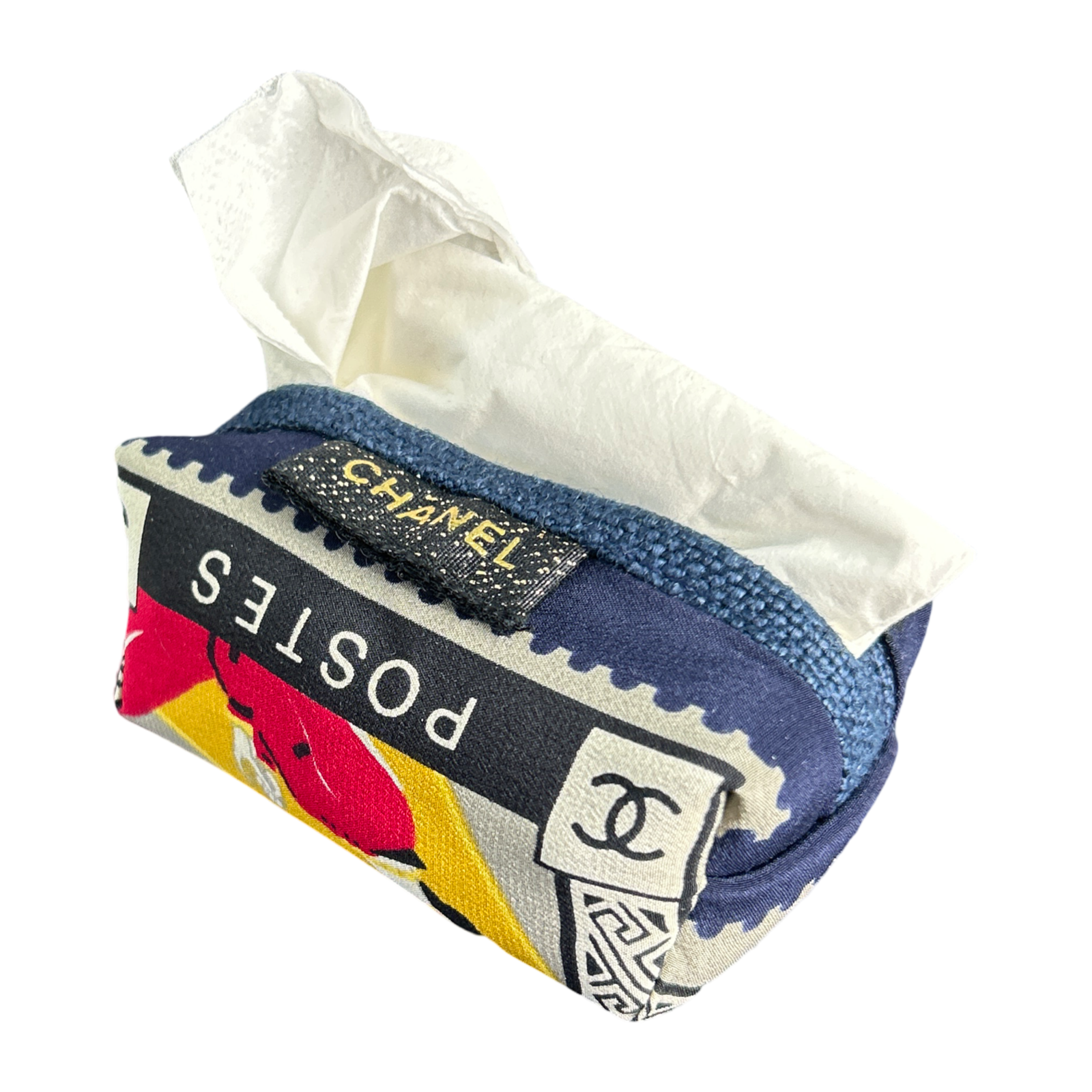 Stamps of the World Vintage Scarf Travel Tissue Pouch