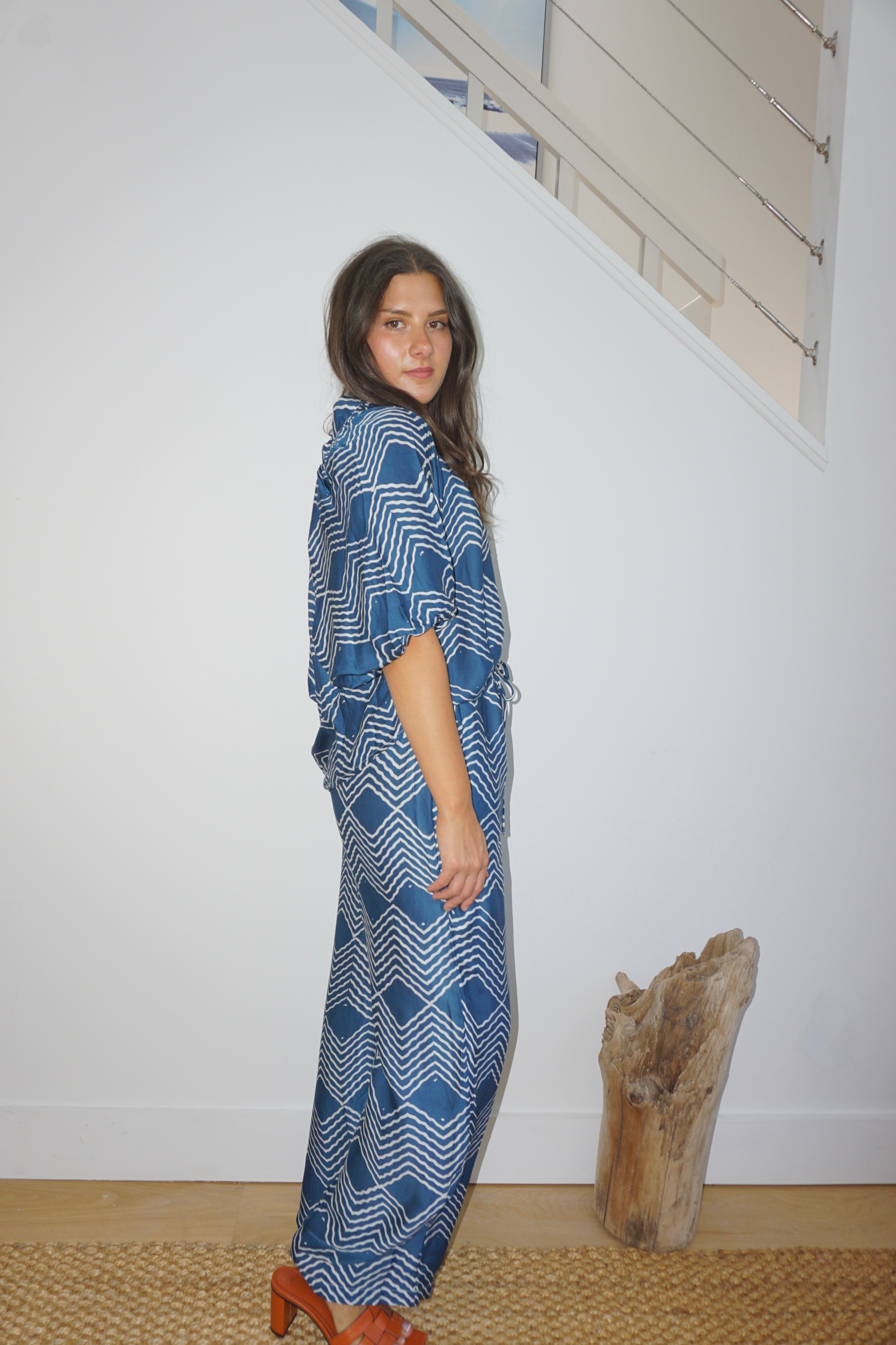 Charli Top in Andes Navy