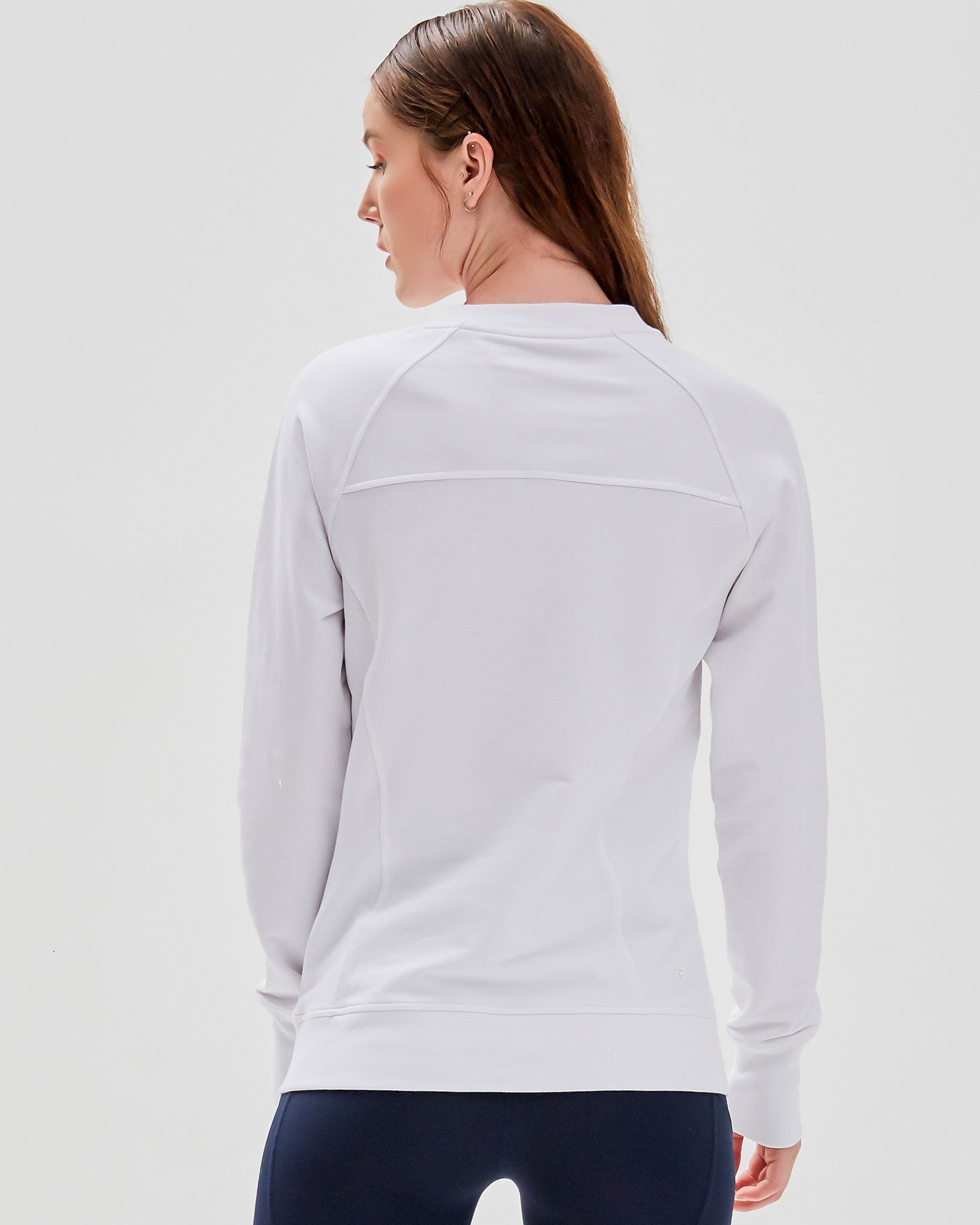 City Zip Slim Crewneck Sweatshirt-1