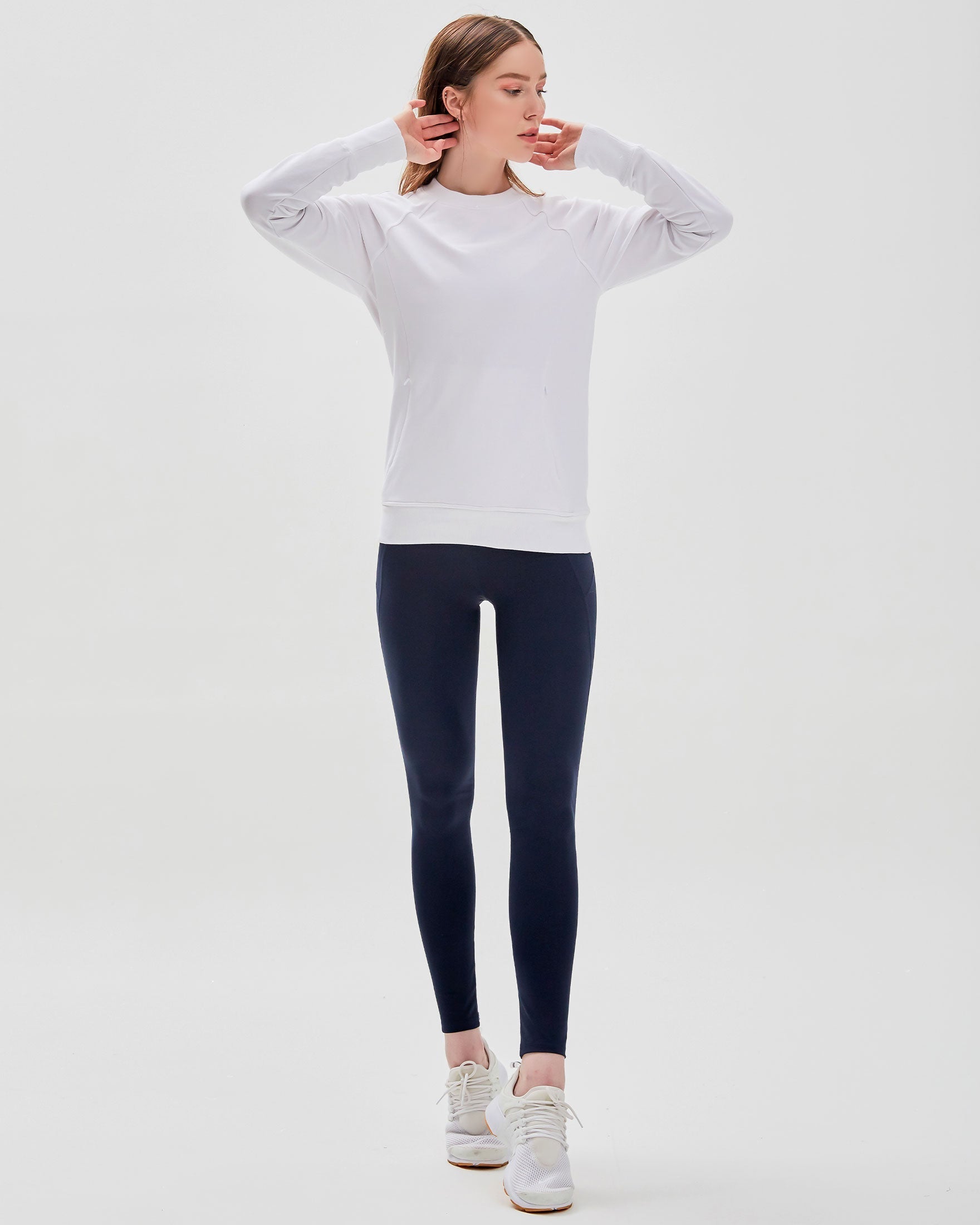 City Zip Slim Crewneck Sweatshirt-3