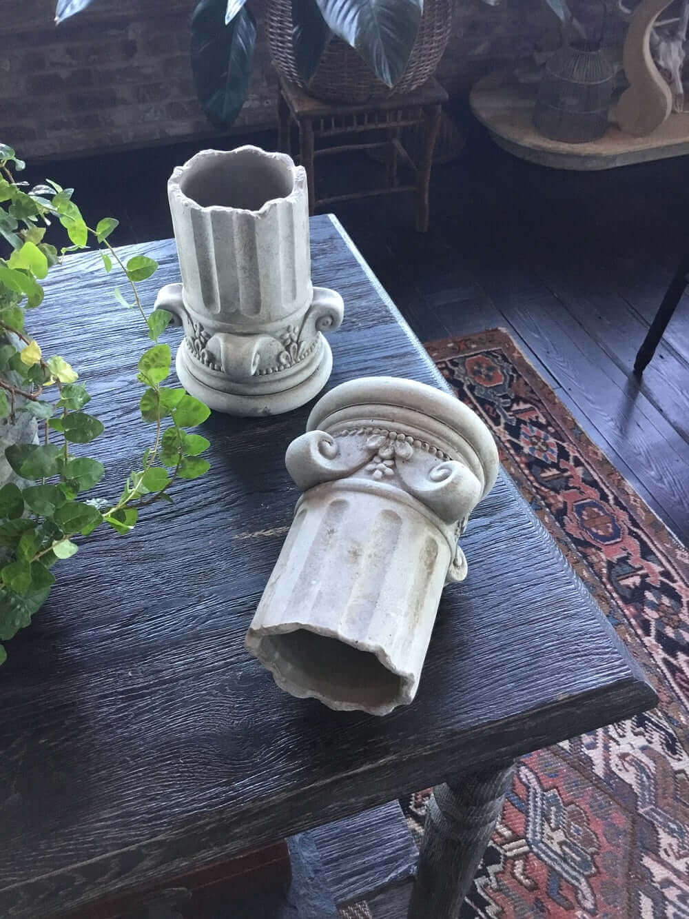 Concrete Column Planter