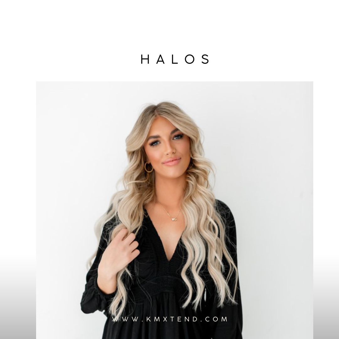 Professional Halo Hair Extensions For Effortless Length And Volume