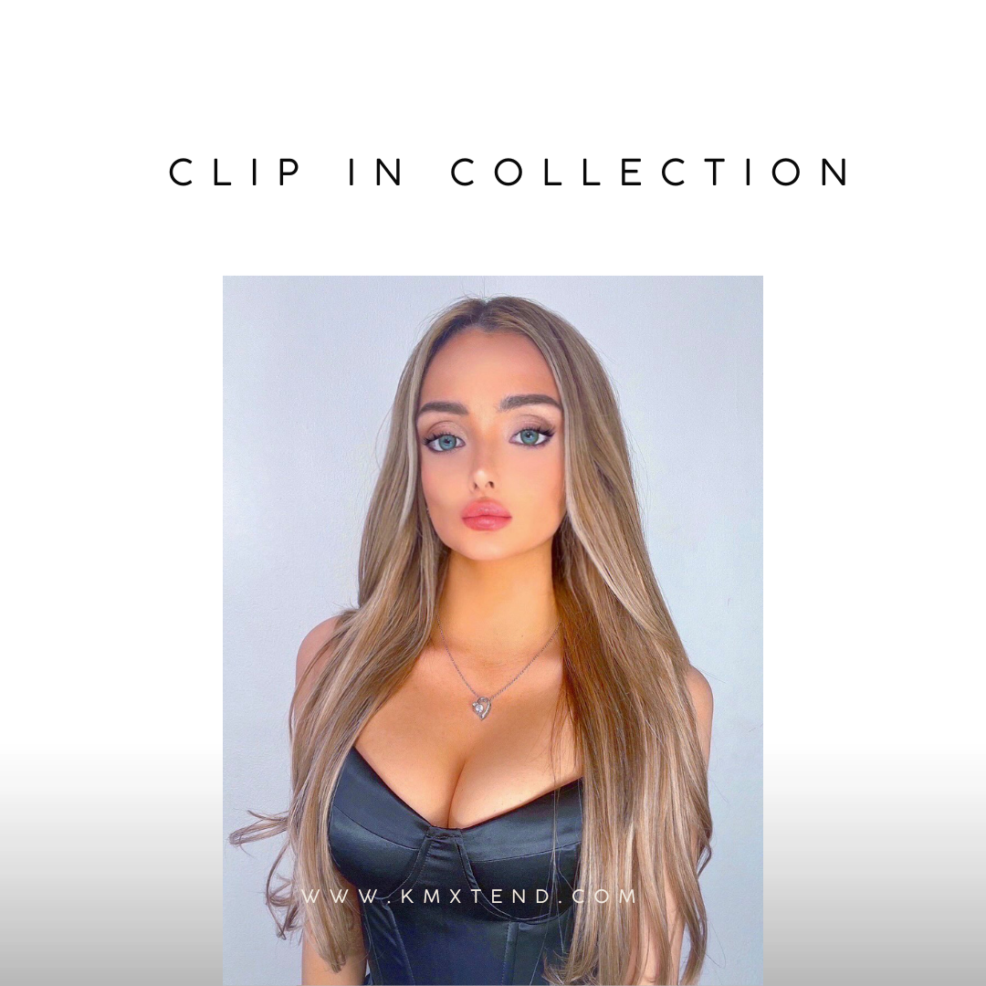 Luxury Clip-In Extensions for Easy, Heat Free Hair Transformation