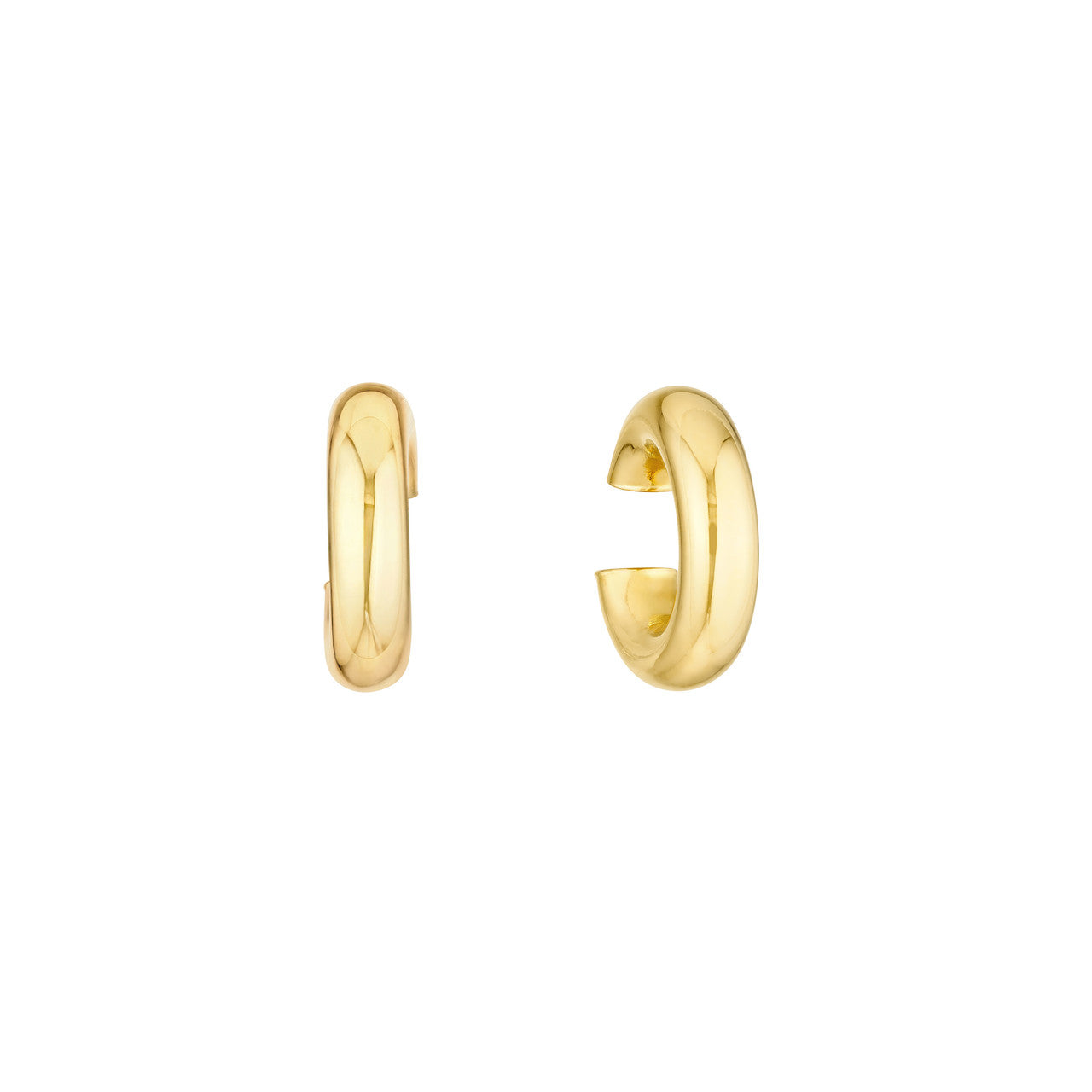Gold Tube Ear Cuff