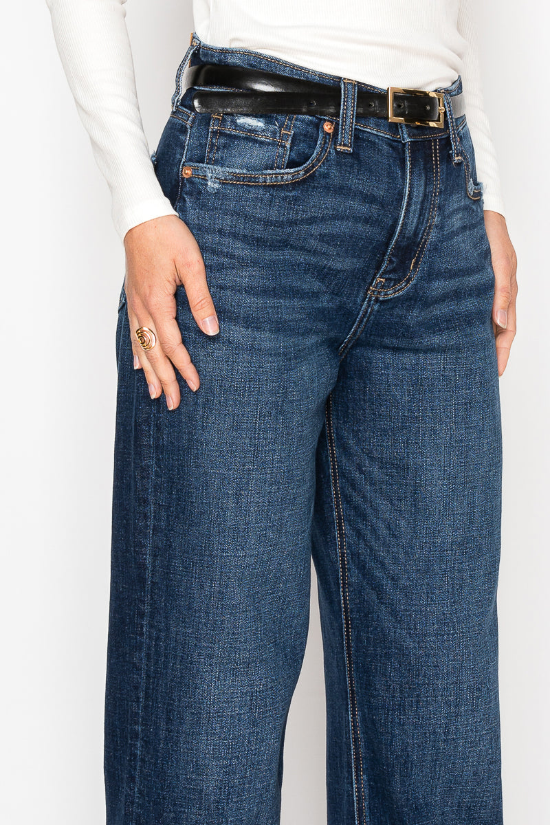 RELAXED HIGH RISE ANKLE STRAIGHT