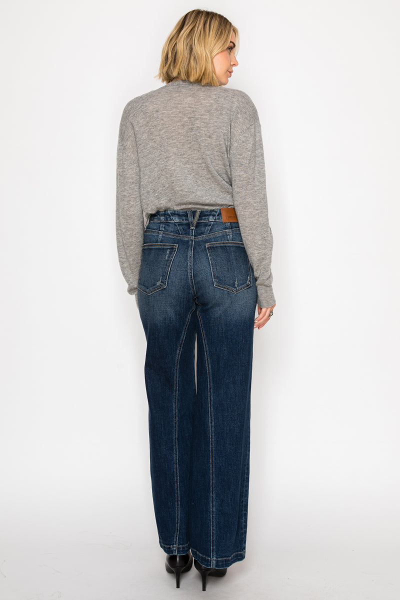 Ultra High Rise Relaxed Flare Jeans