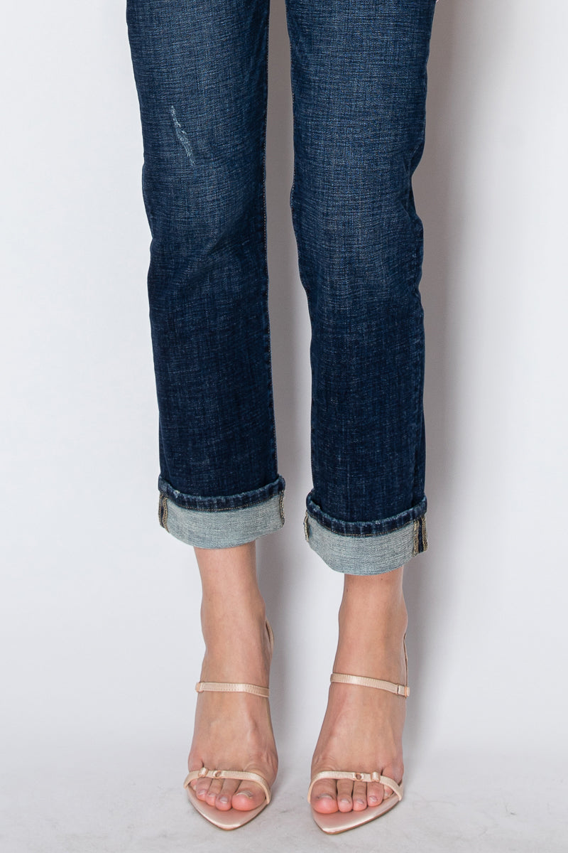 Zephyra Tummy Control High Rise Stretch Straight w/ Single Cuff