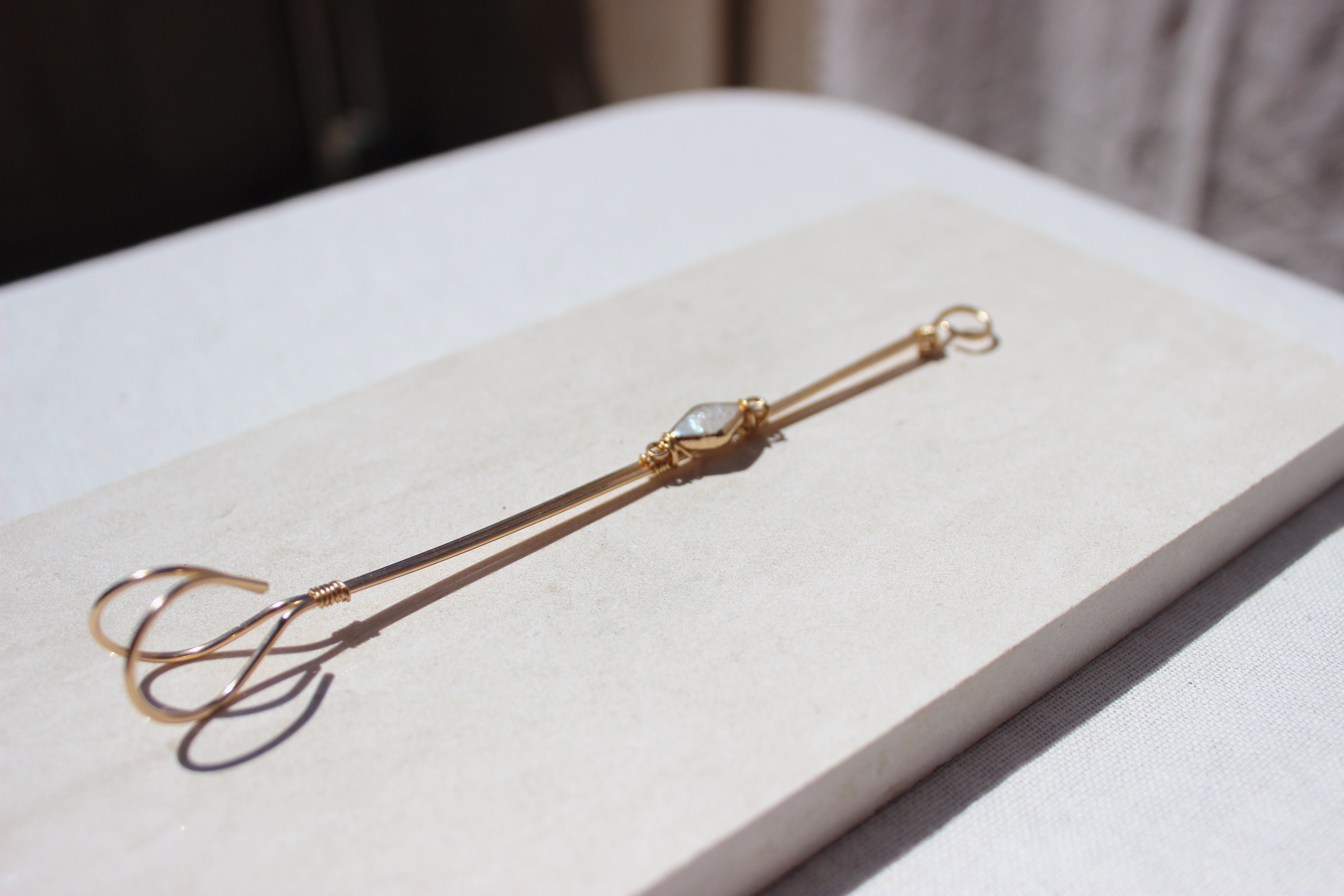 Diamond Pearl Joint Holder by Toasted Jewelry