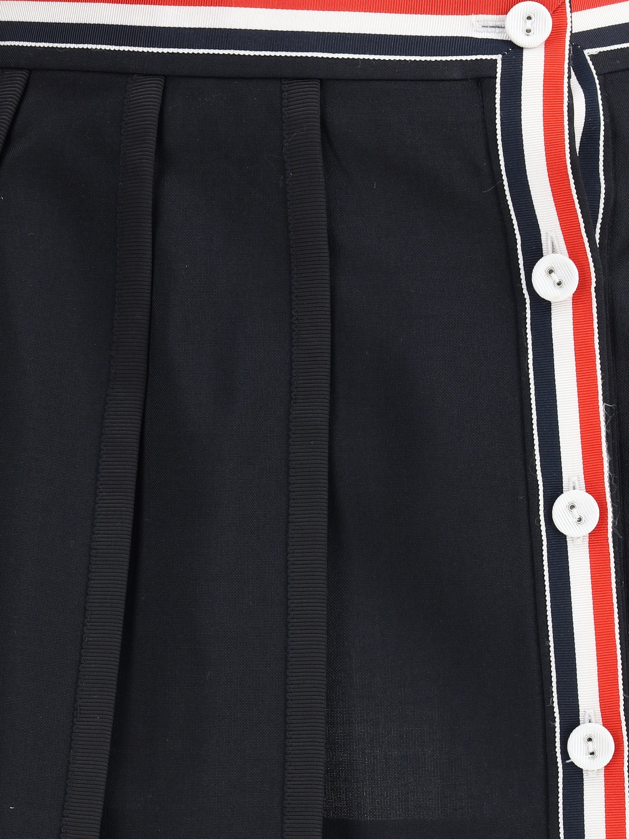 Thom Browne Women Wool Mini Skirt