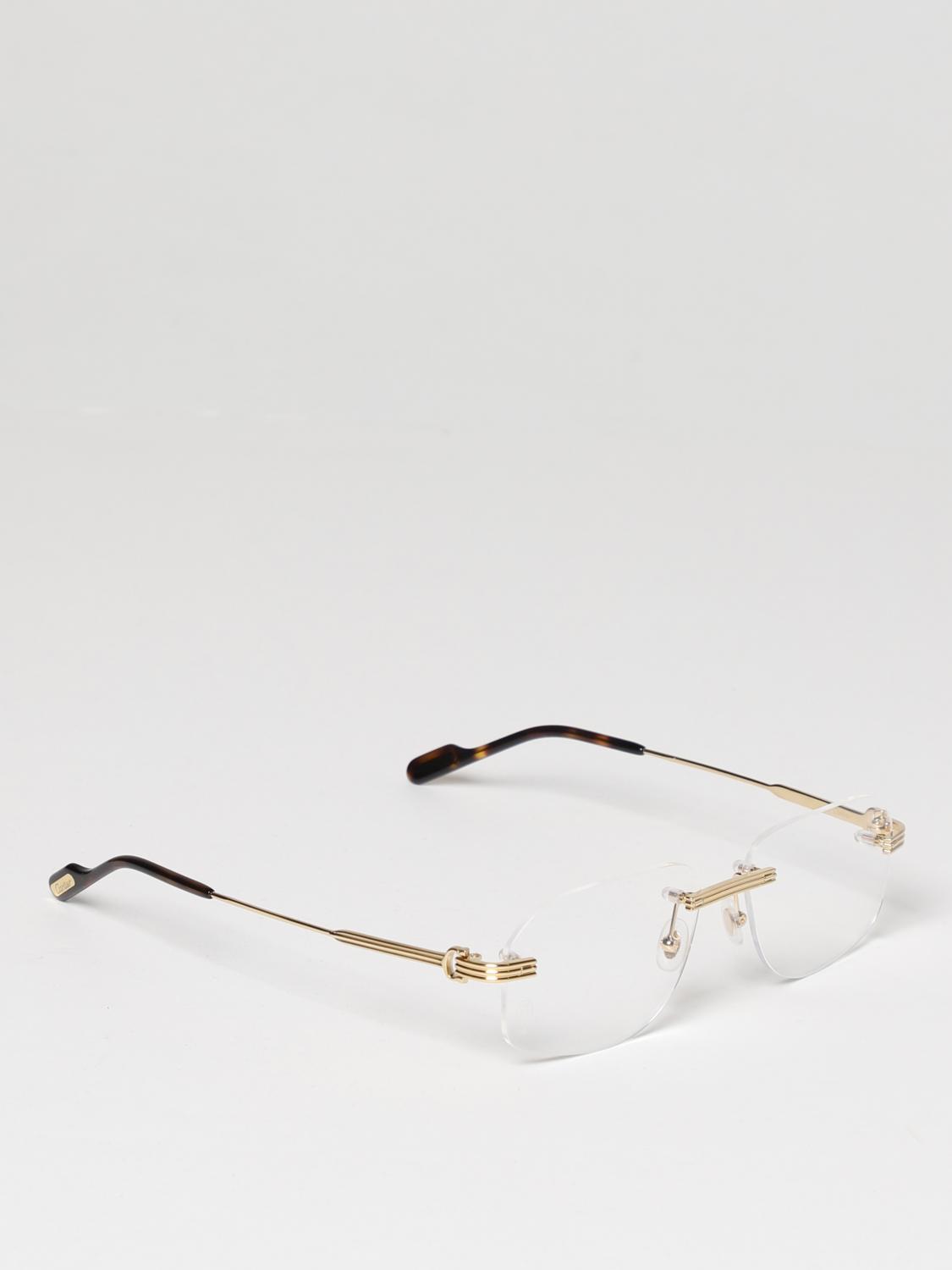 Cartier Sunglasses Men Gold