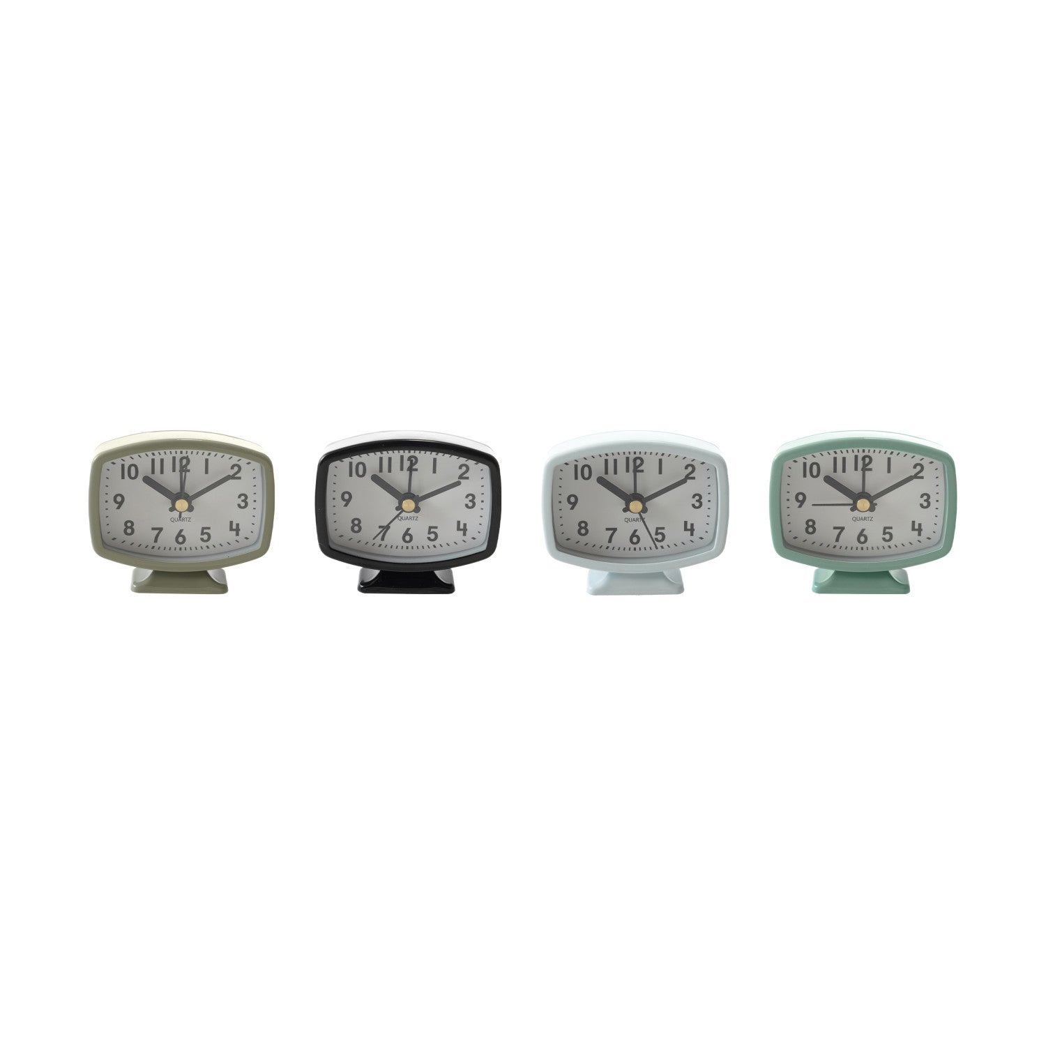 Mini Metal Footed Alarm Clock | 4 Colors