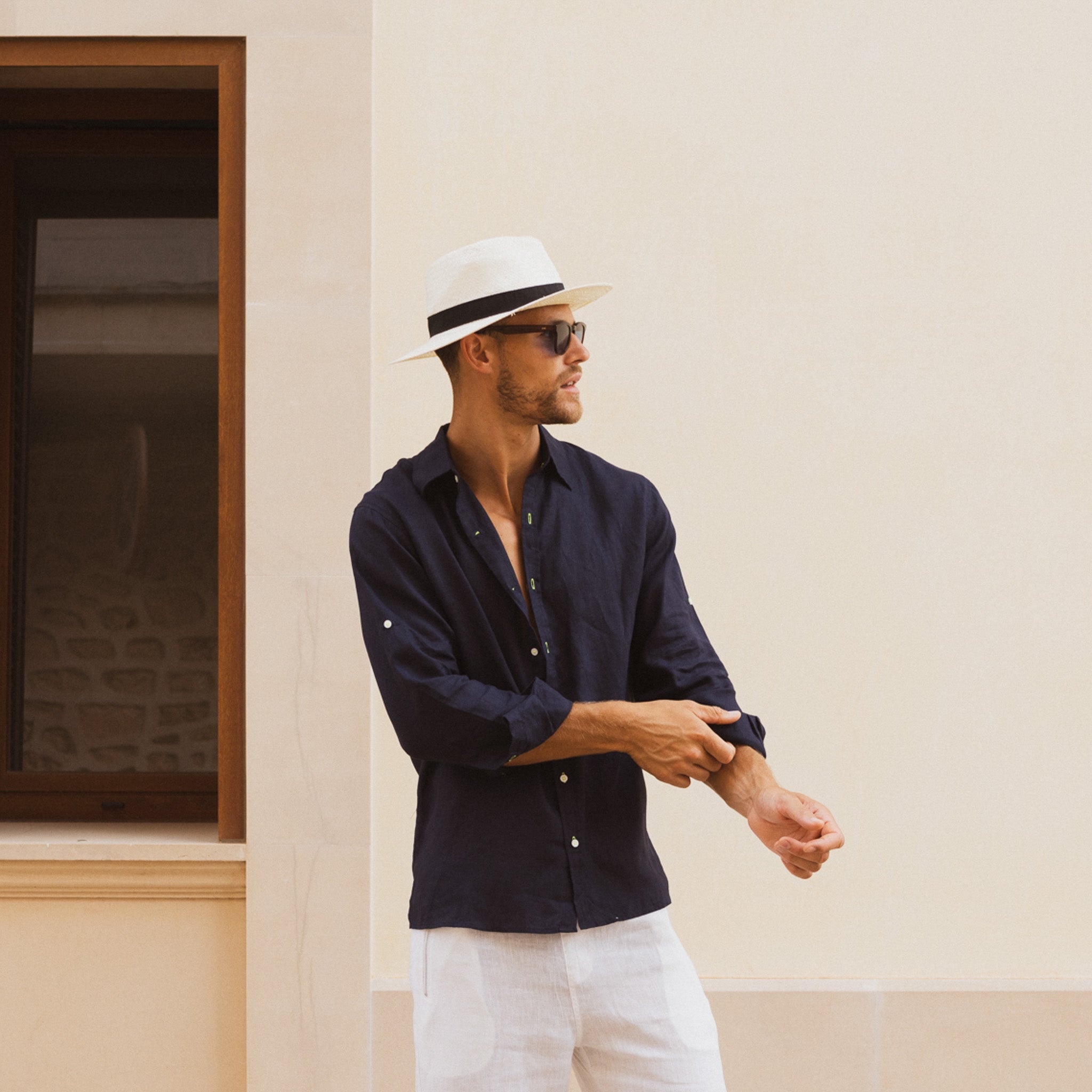 Linen Shirt / Navy by East x East