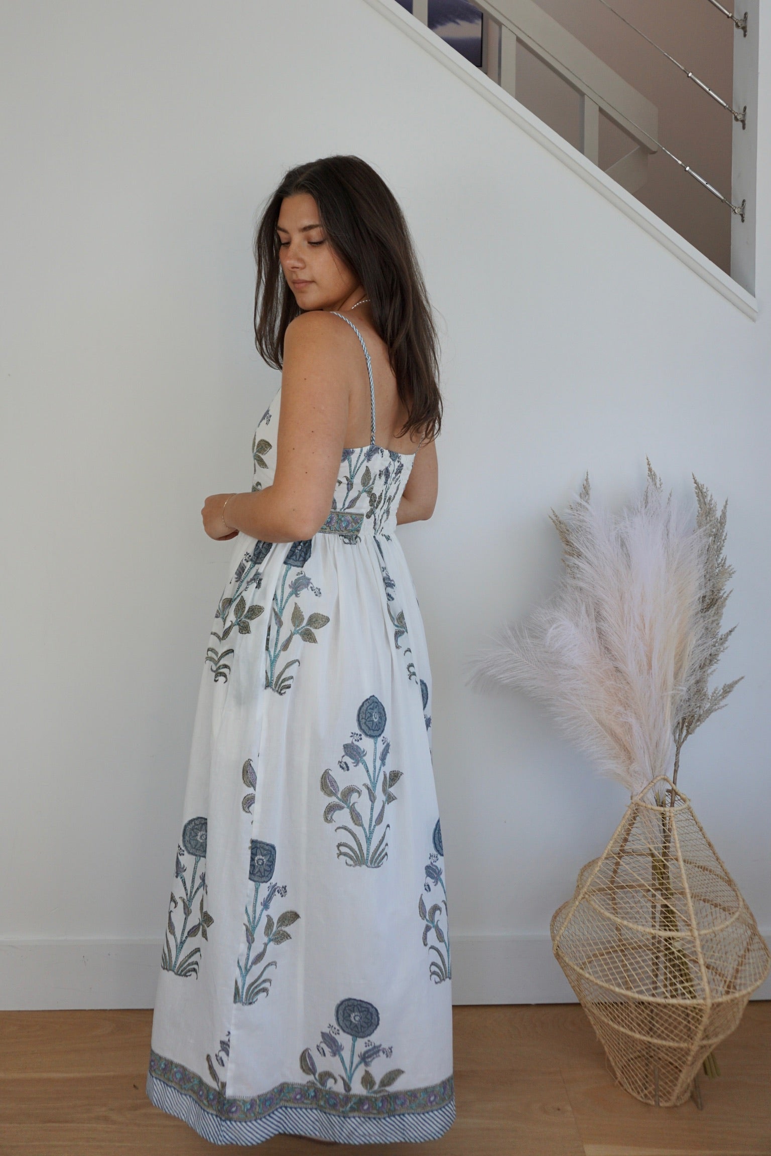 Ren Maxi Dress - Blue Vine