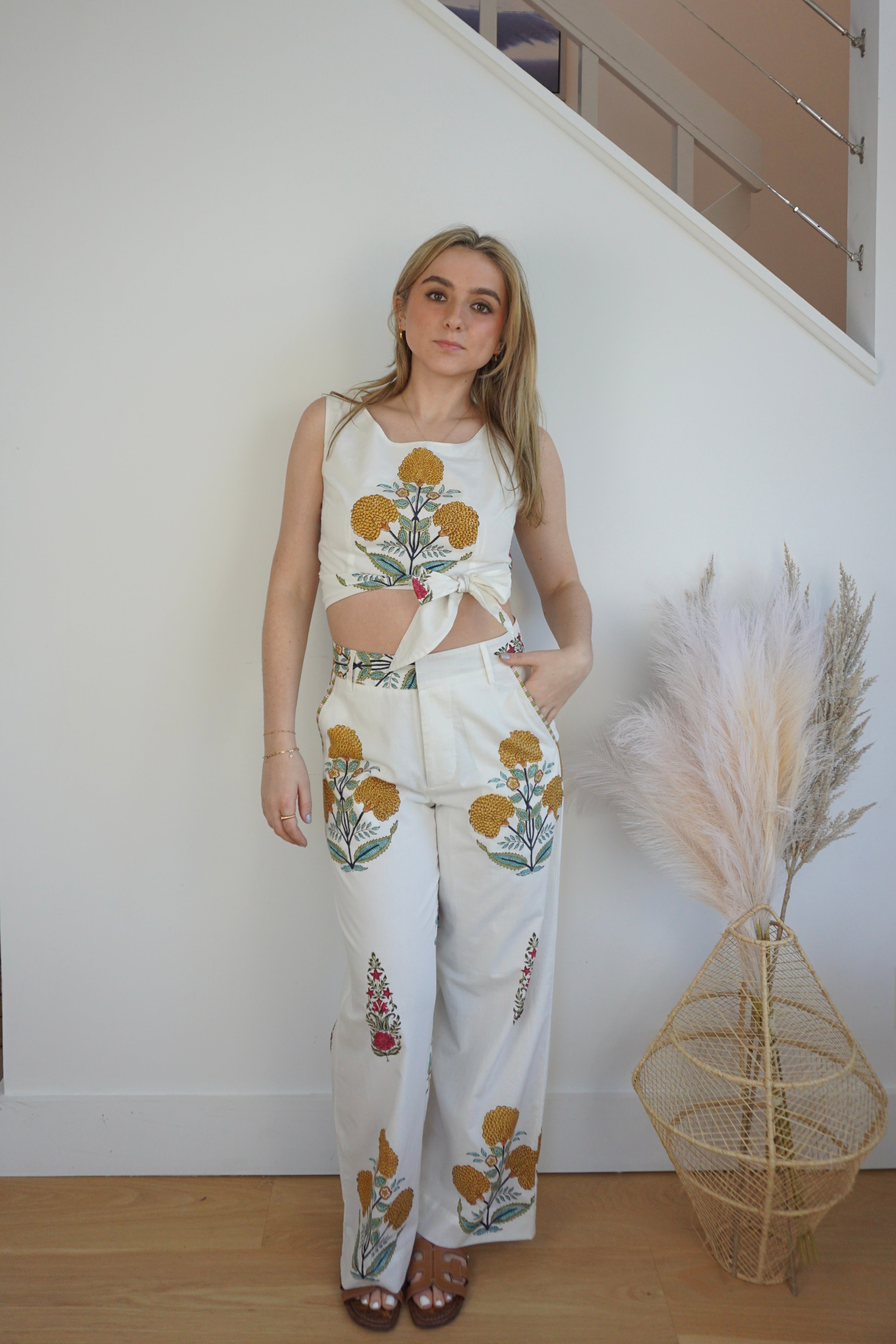 Romy Wrap Top - Kabir Floral