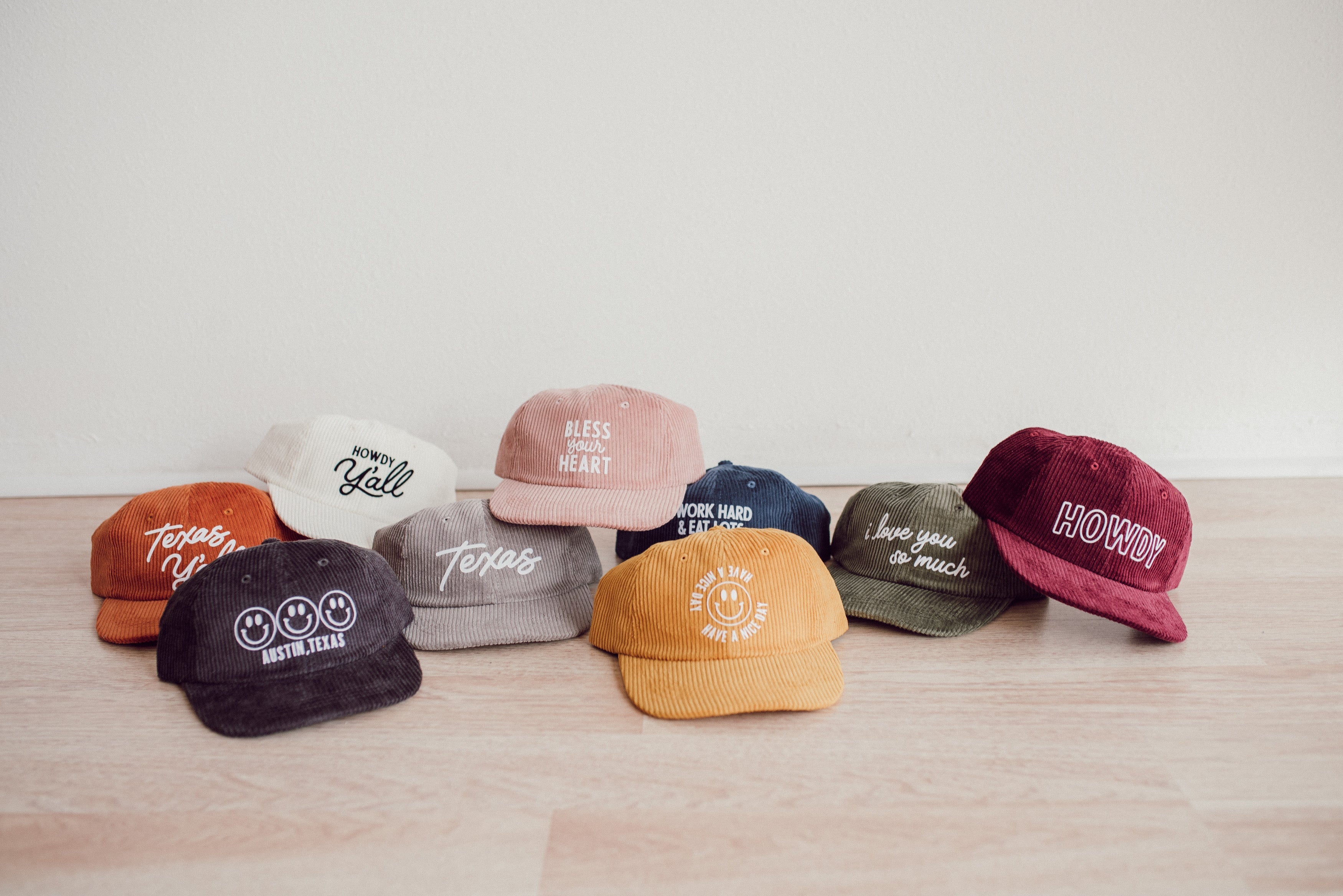 Queso cursive Corduroy Cap