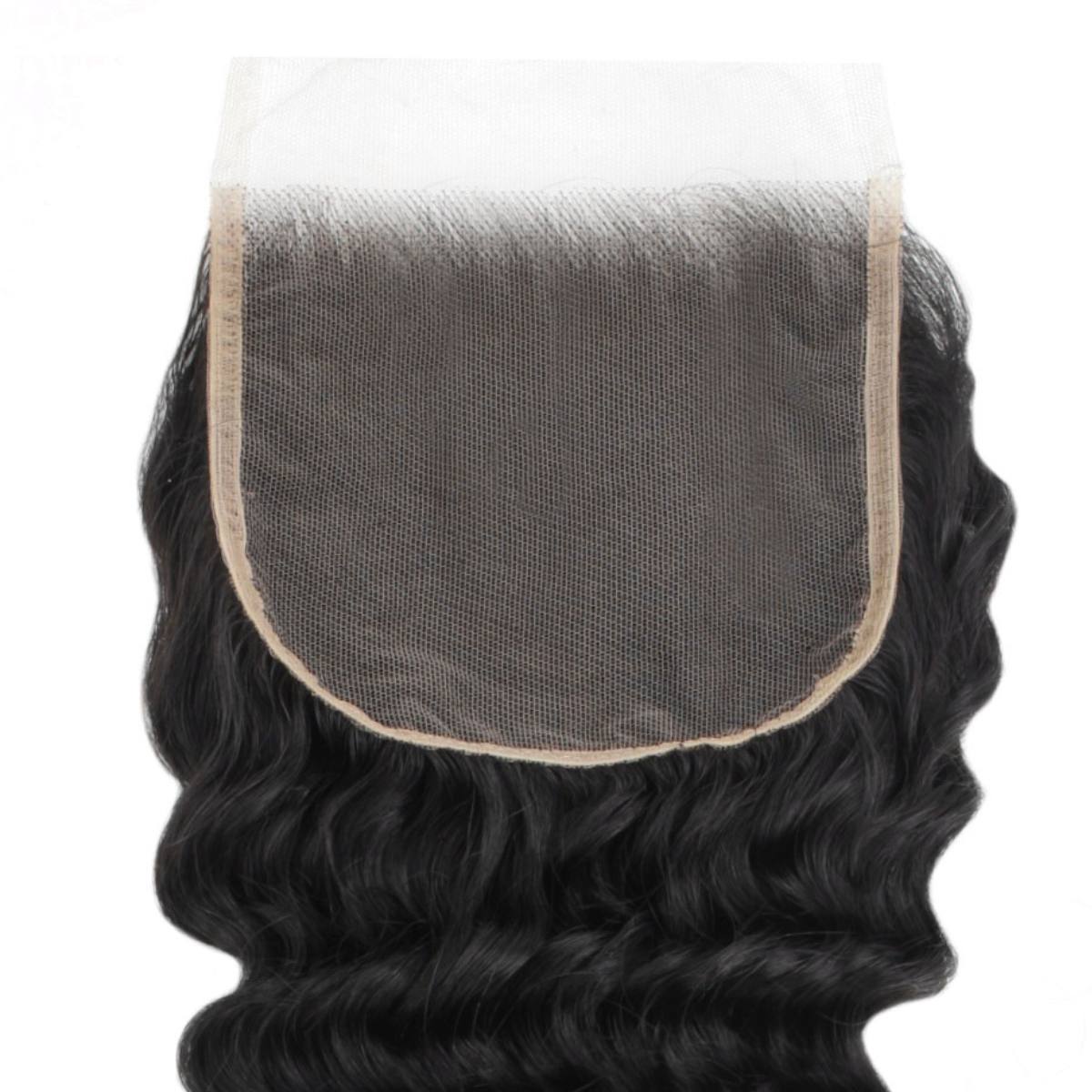 Deep Wave 5x5 Transparent Lace Human Hair Closure