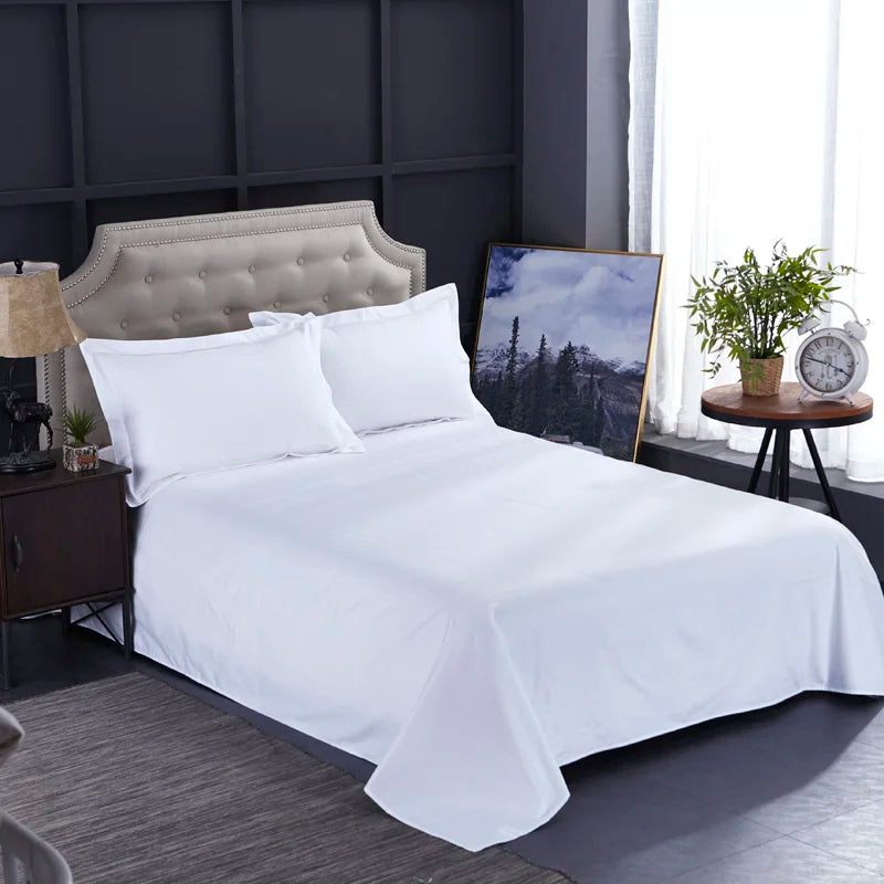 Degella Luxury Stripe Egyptian Cotton White Bedding Set | 3CARATS