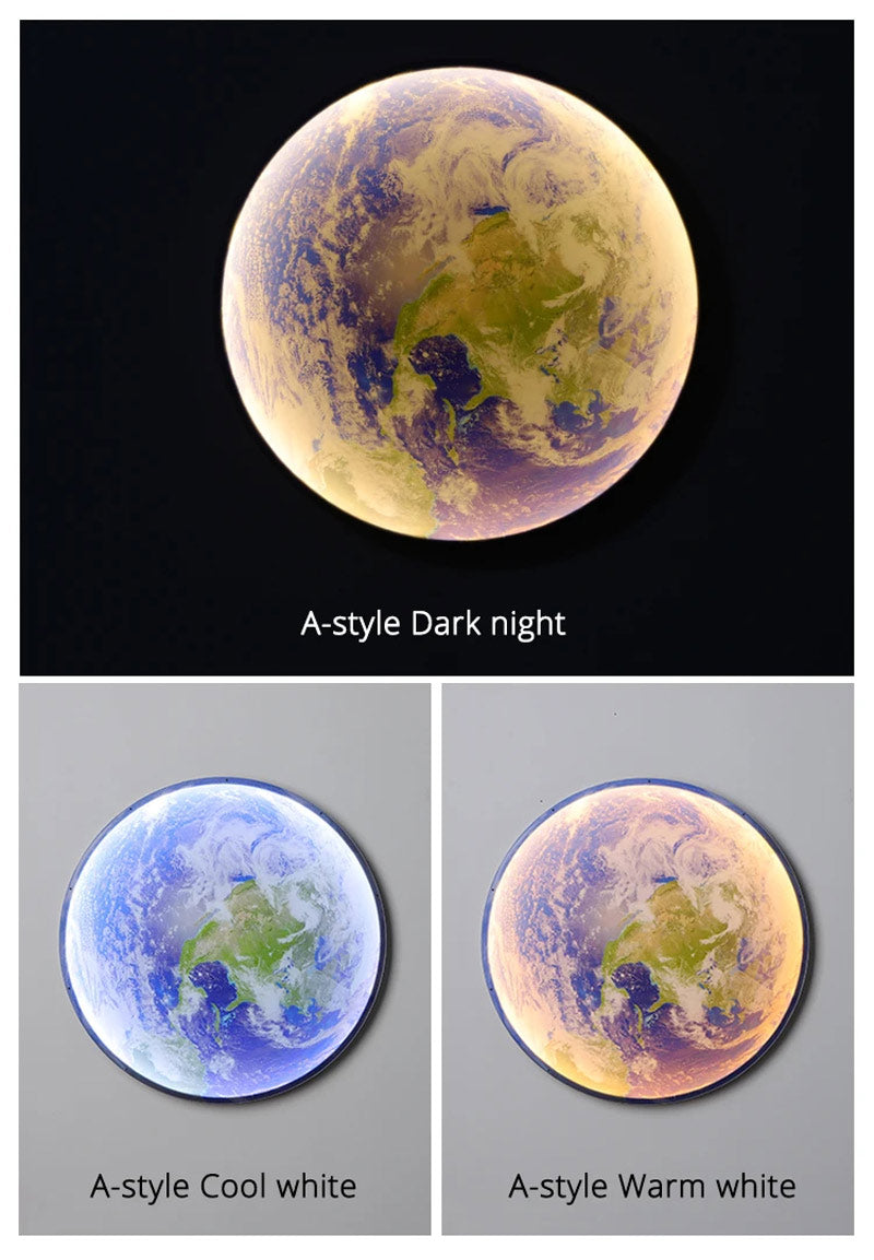 Romantic Moon&Earth Wall Atmosphere Lamp | 3CARATS