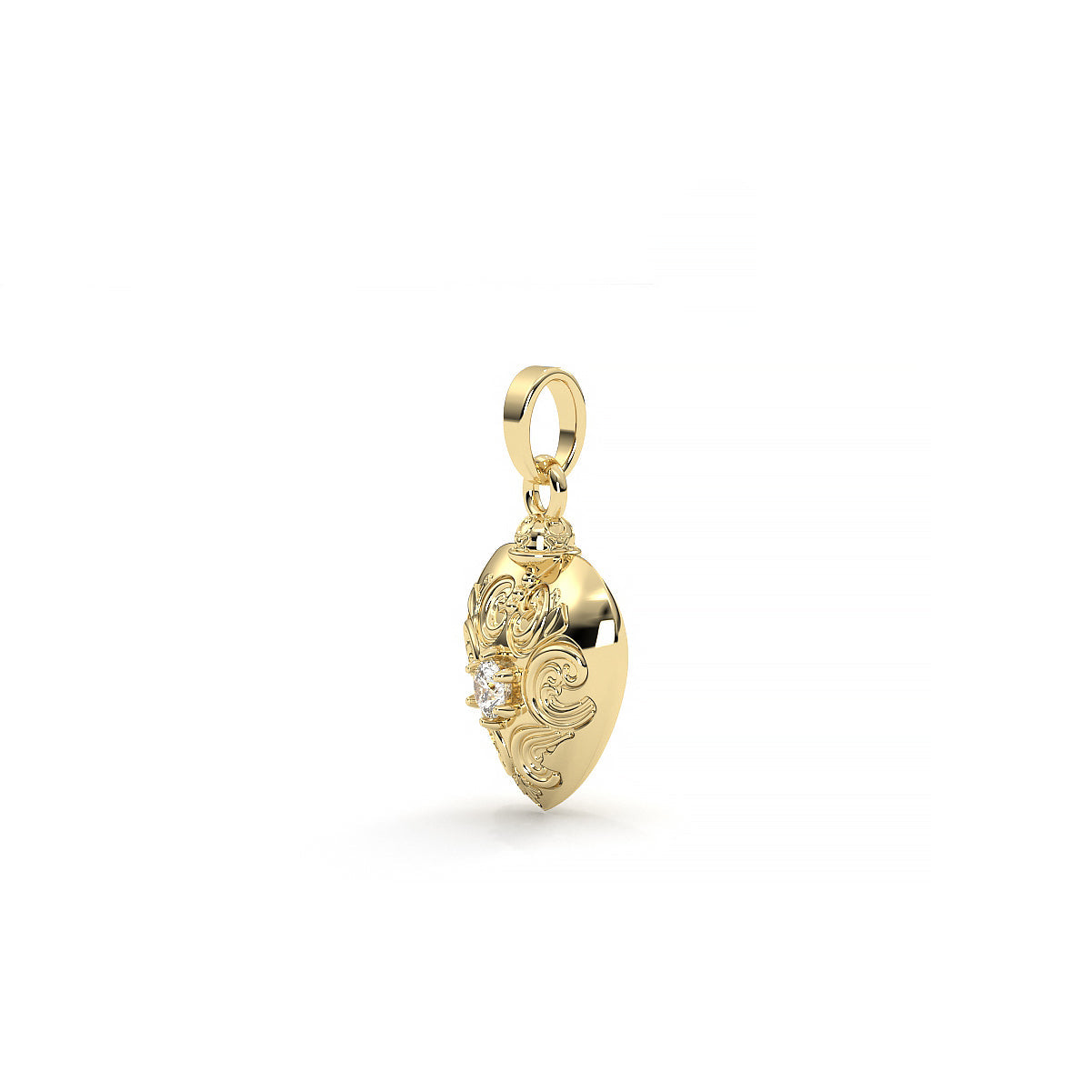 Heart Of Gold Pendant