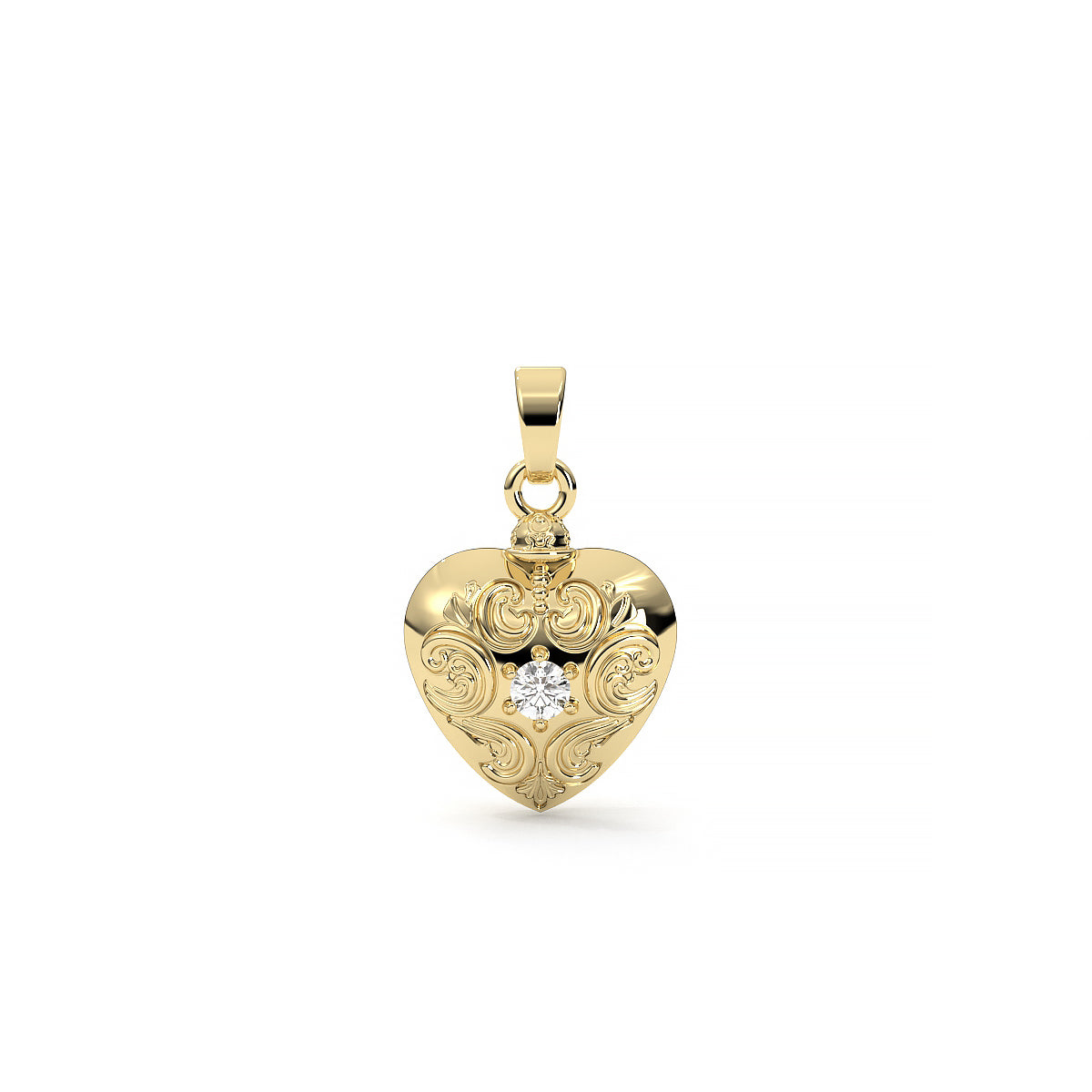 Heart Of Gold Pendant