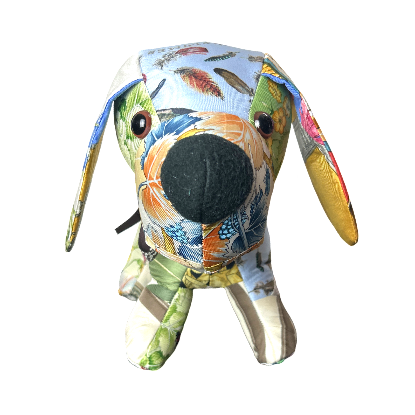 Vintage Silk Scarf Loyal Puppy