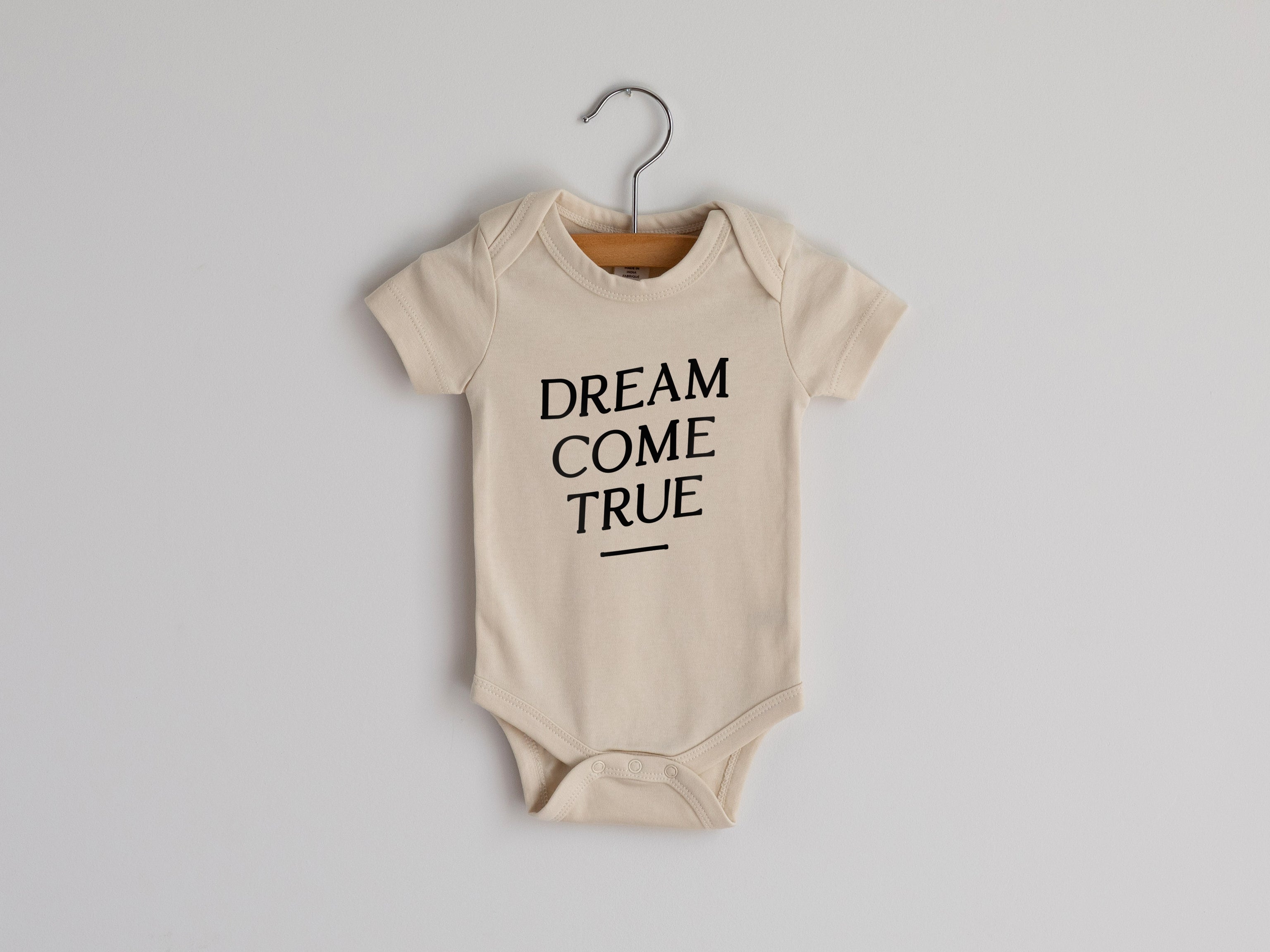 Dream Come True Organic Baby Bodysuit