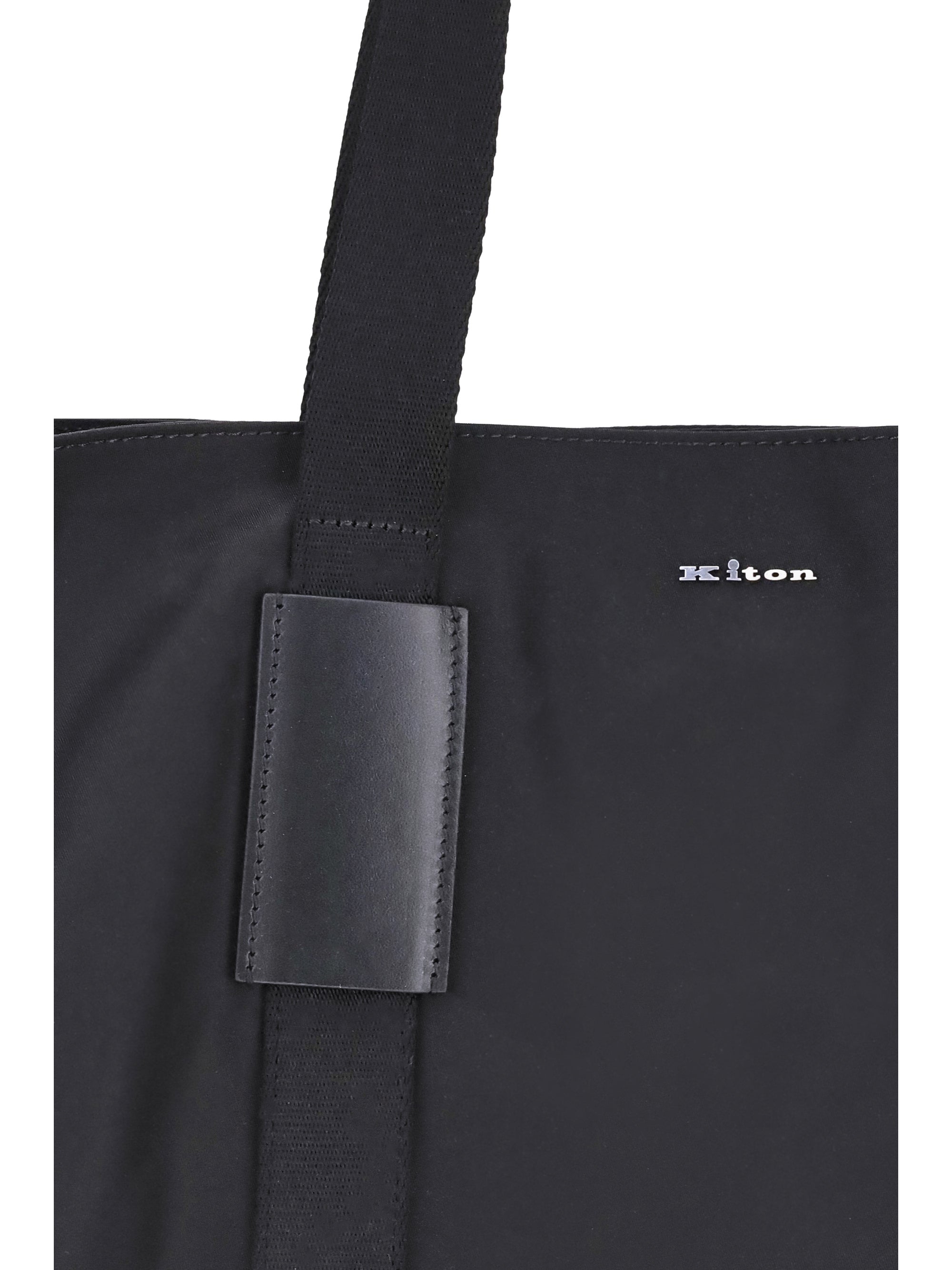 Kiton Men Nylon Tote Bag