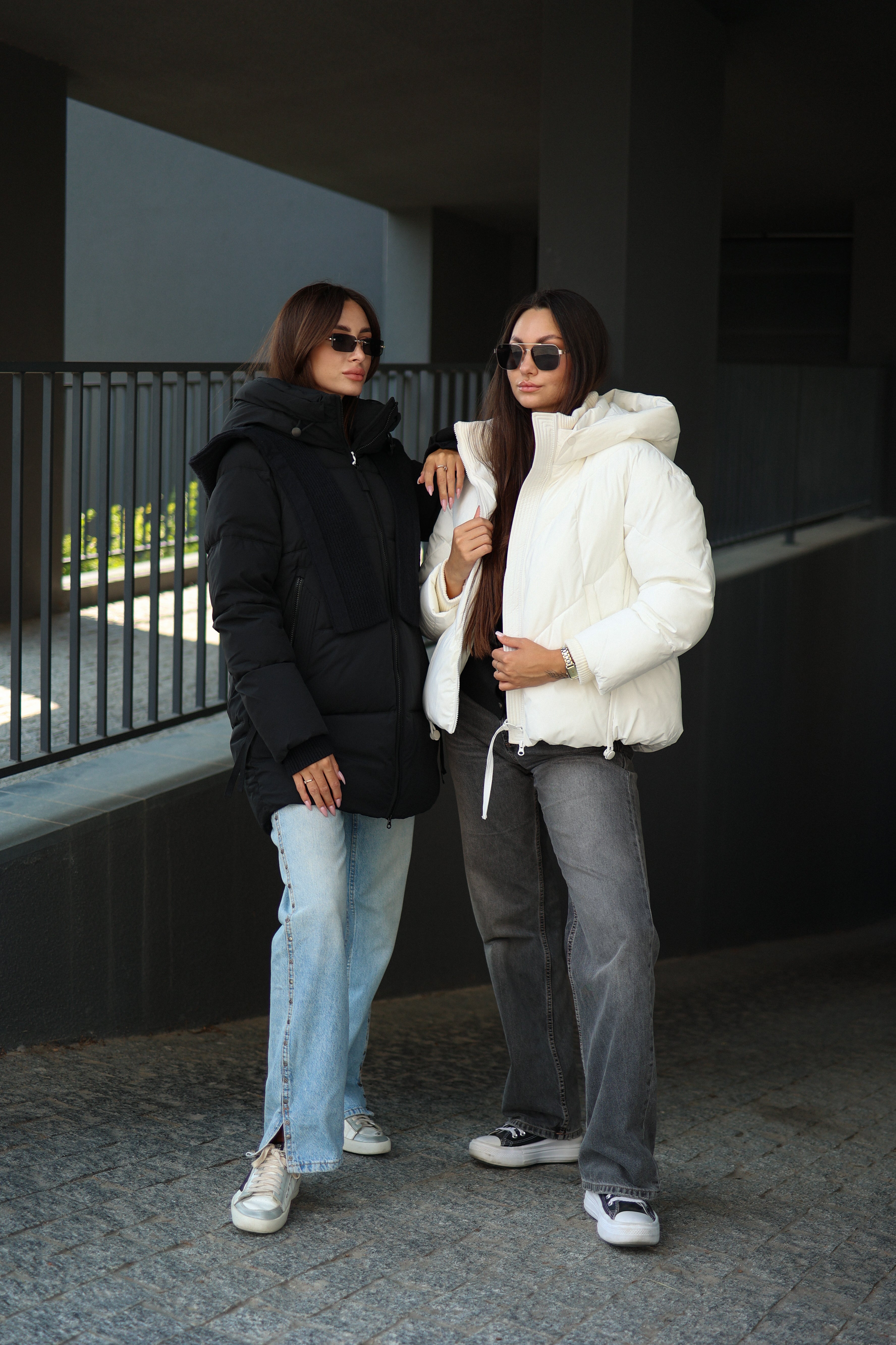 Double-hooded Insulated Bio-Down Coat