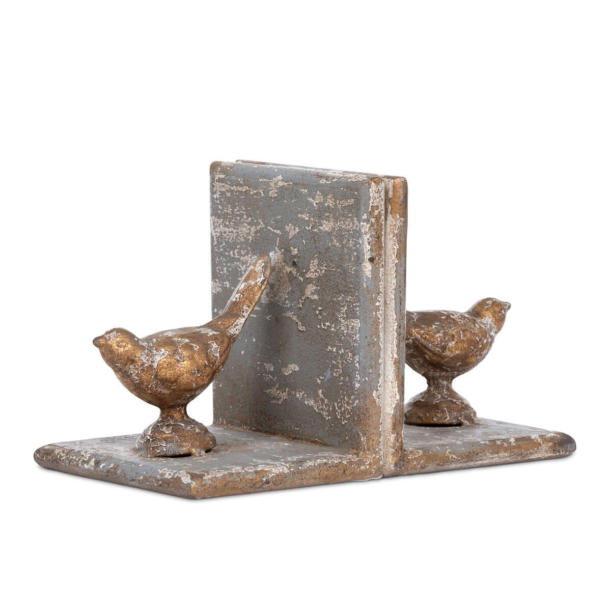 Vintage Metal Bird Bookends