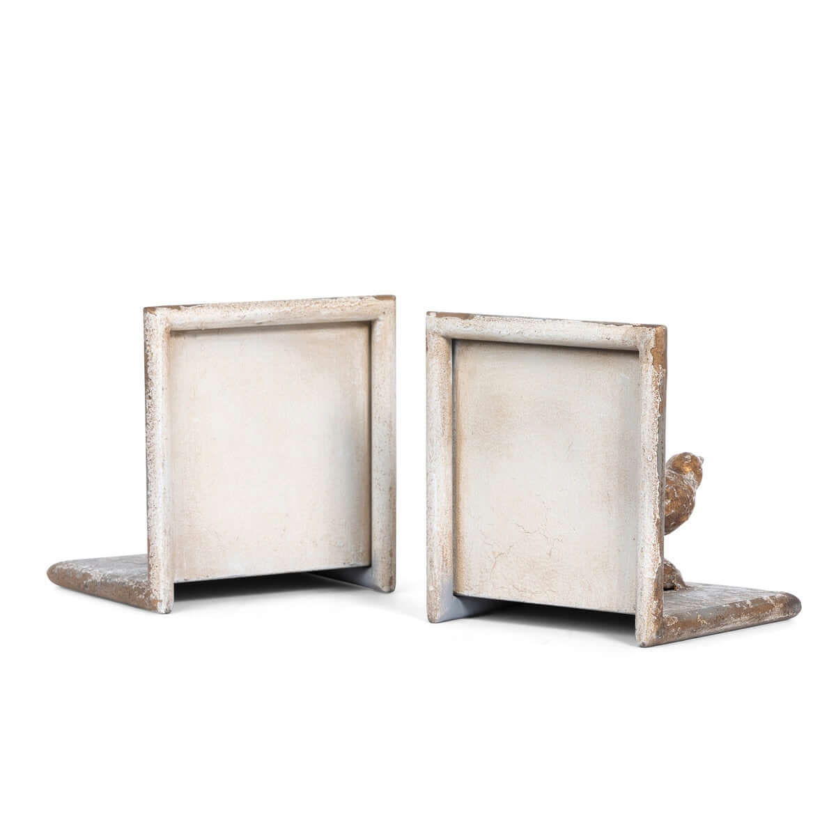 Vintage Metal Bird Bookends