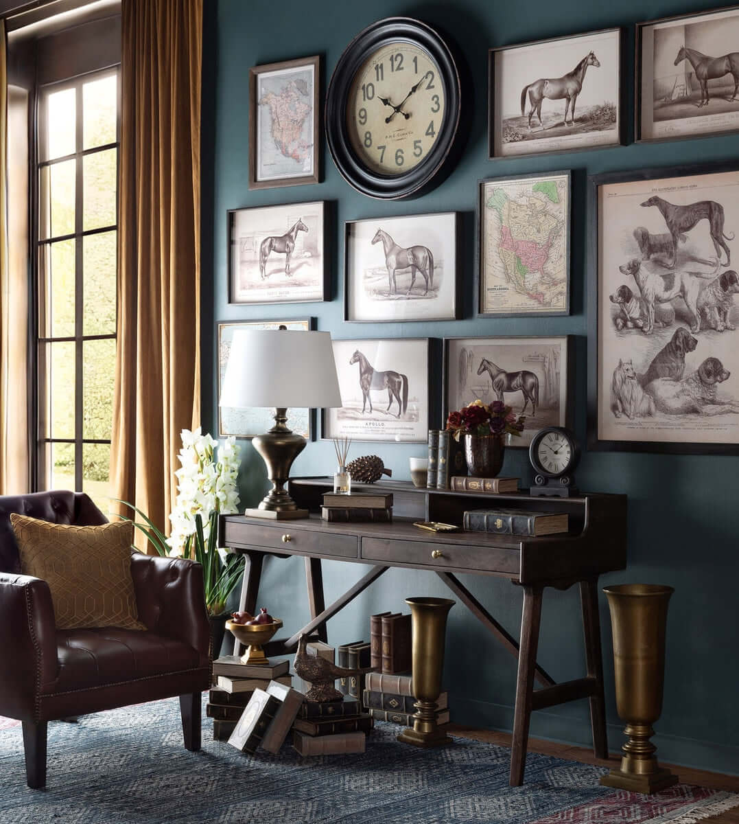 Antique-Style Roman Numeral Mantel Clock