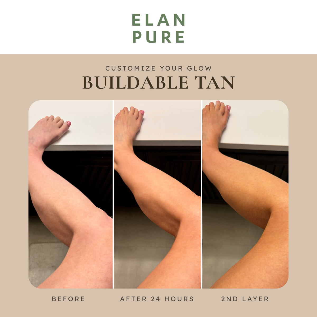 Non-Toxic Self Tanner | Natural, Clean Ingredients | Elan Pure