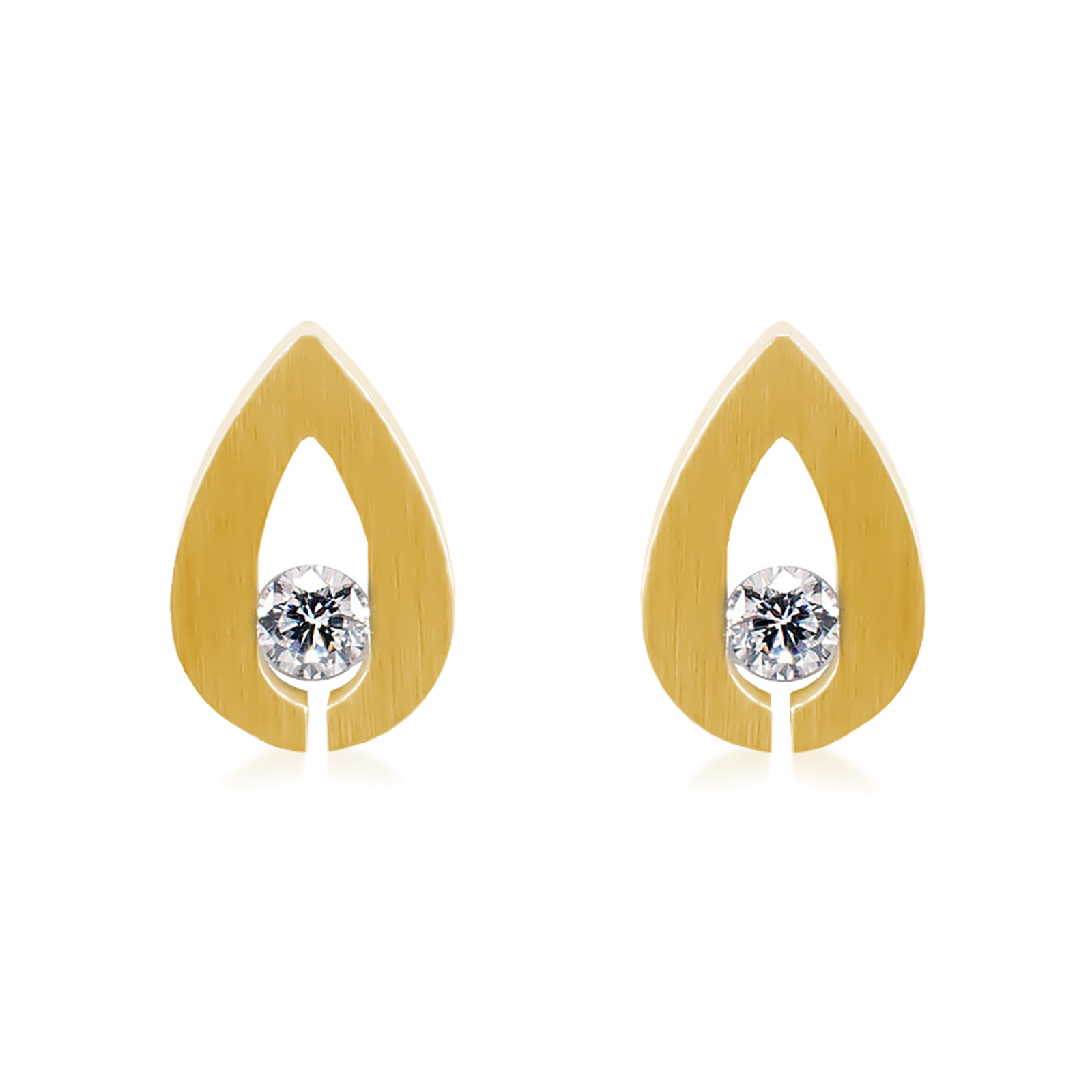 ER106G B.Tiff Gold Drop Earrings