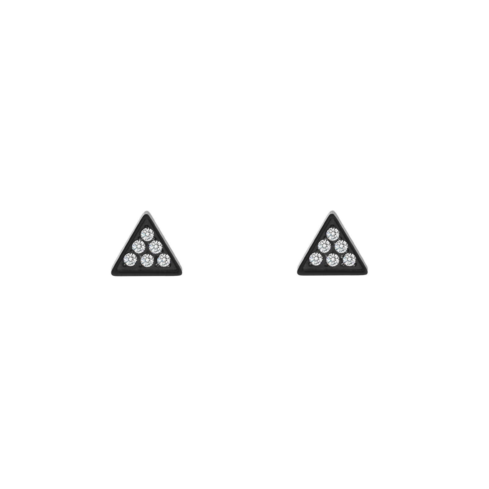 ER113BS B.Tiff Black Pavé Supera Earrings by B.Tiff New York