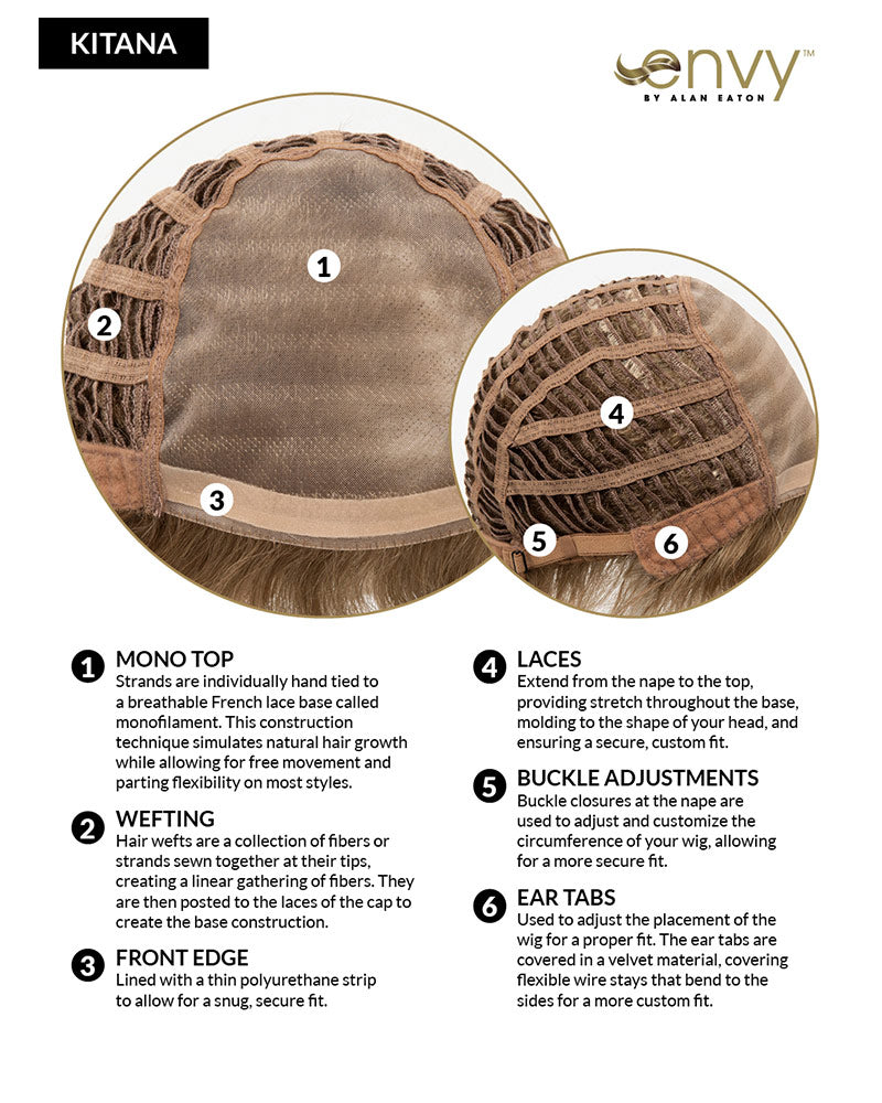 Kitana (Exclusive) | Monofilament Synthetic Wig by Envy