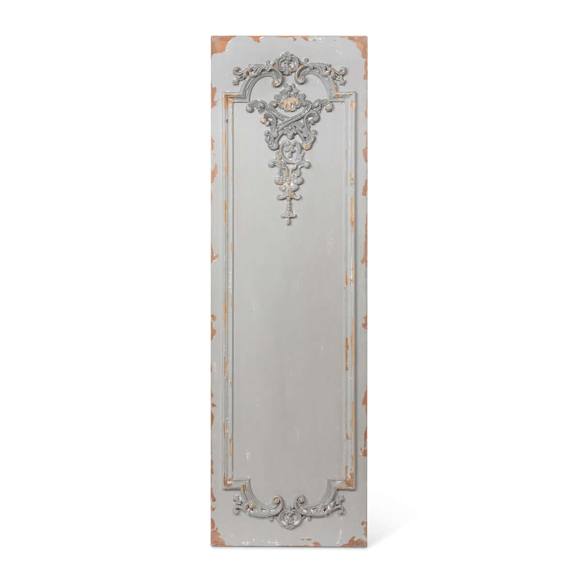 Distressed French Wall Panel – Antique Art Nouveau Decor