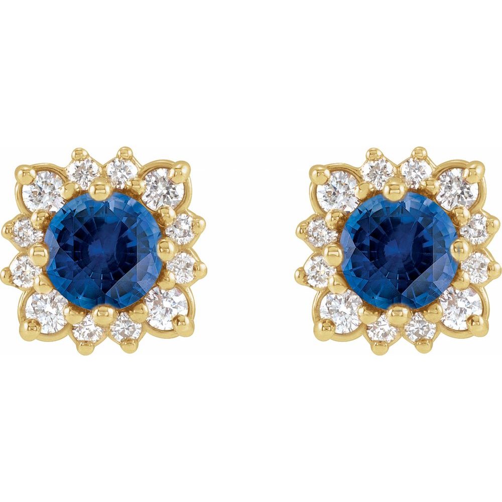 Hex Diamond Studs