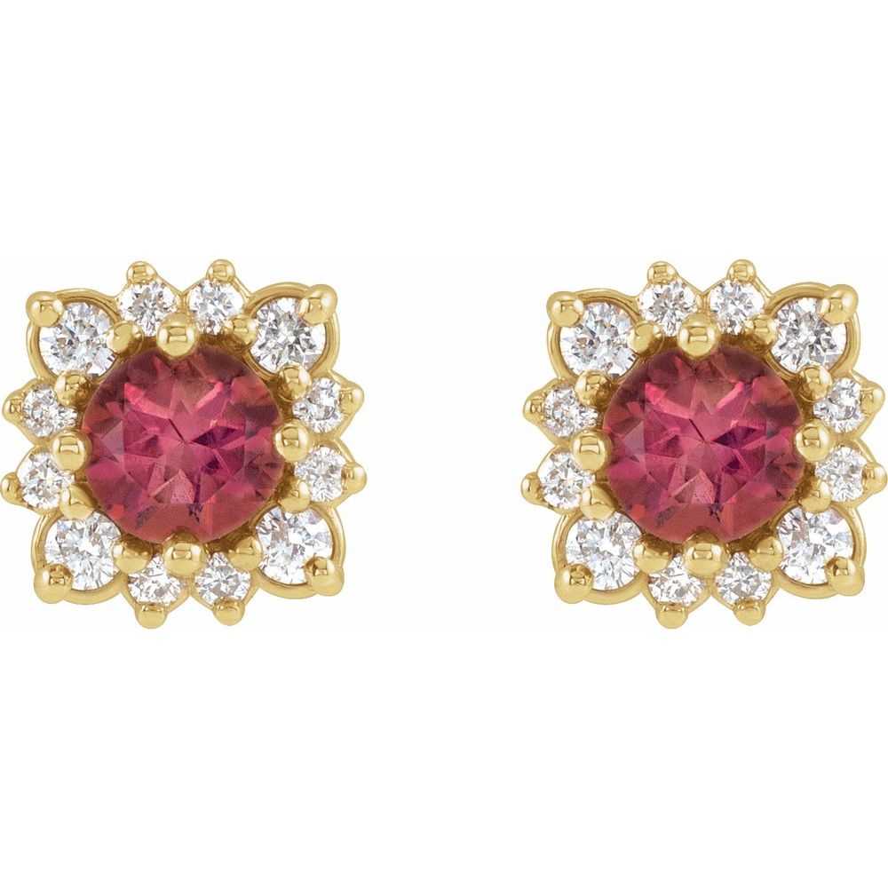 Hex Diamond Studs