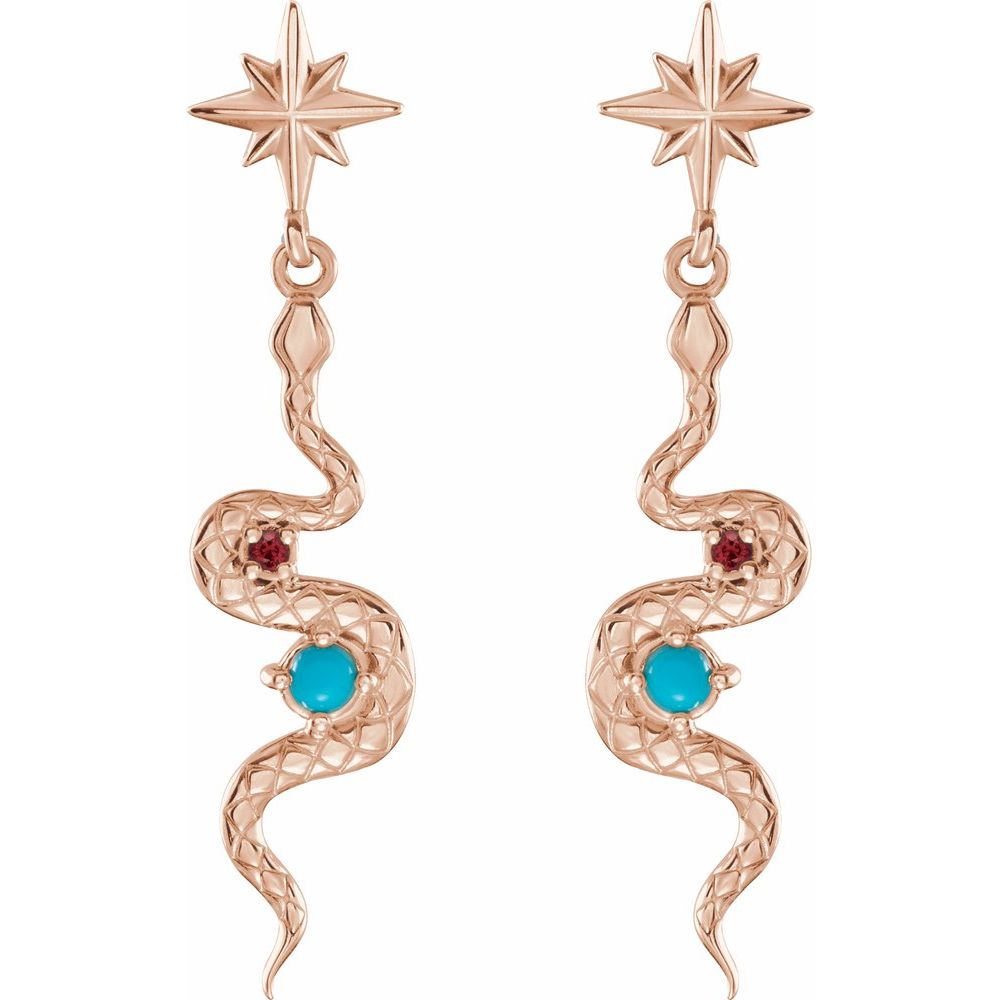 Starlight Serpent Earrings