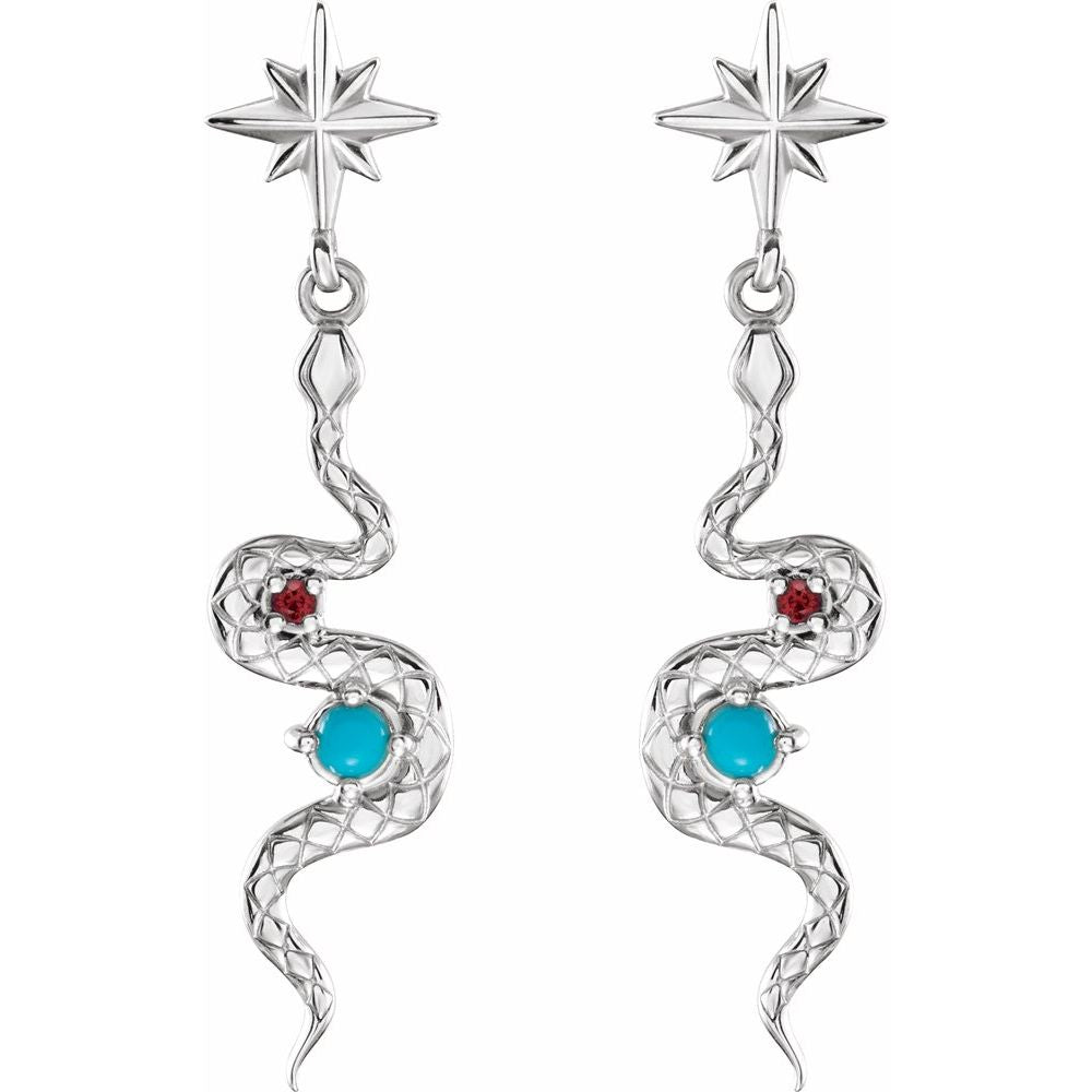 Starlight Serpent Earrings