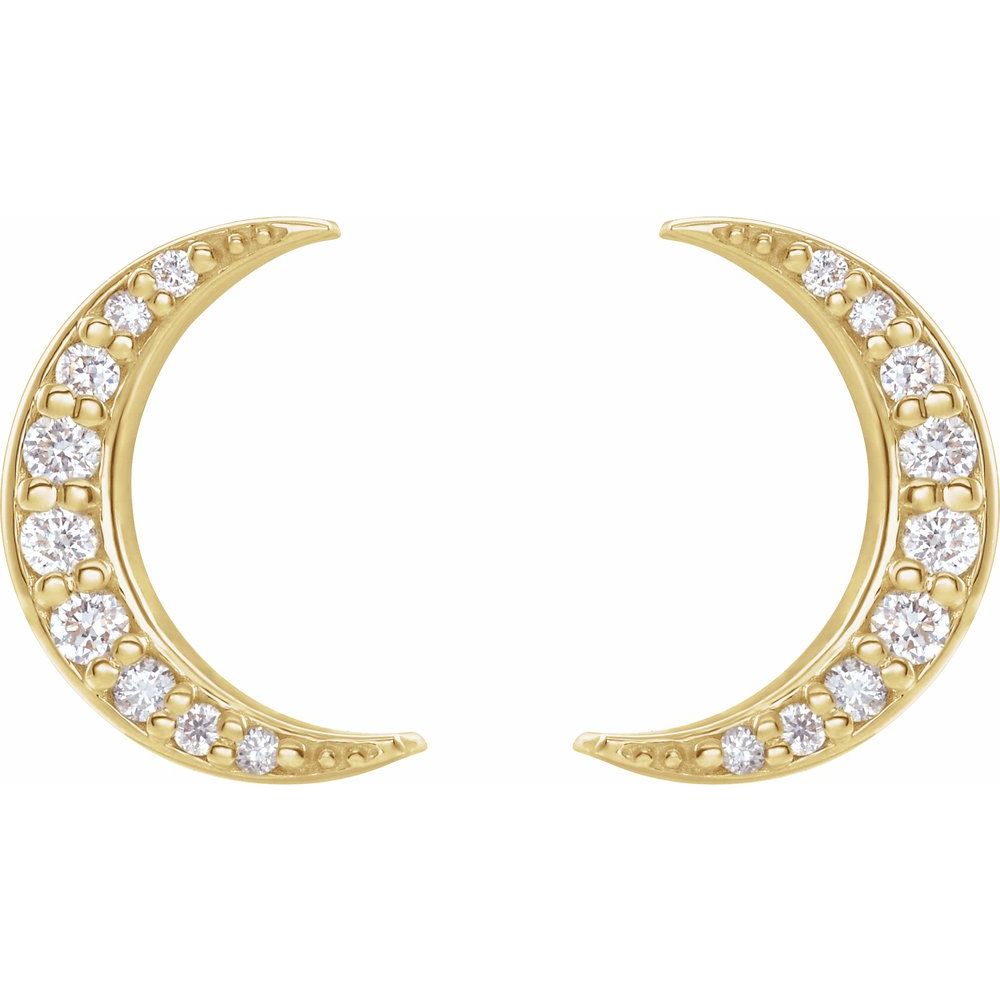 Crescent Studs